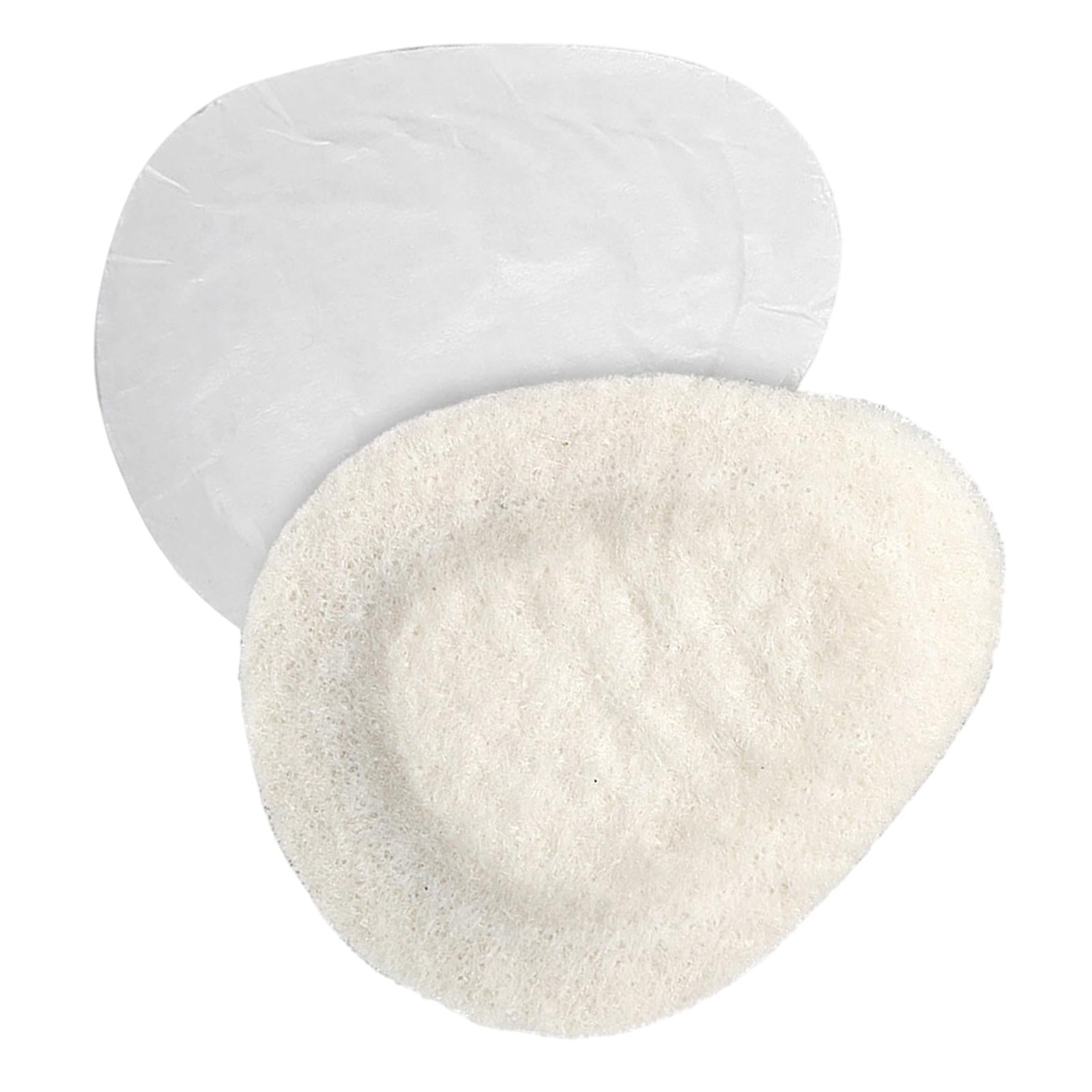 2Pcs Soft Metatarsal Felt Pads 1/4 Thick Sole Support Reduce Pressure White"