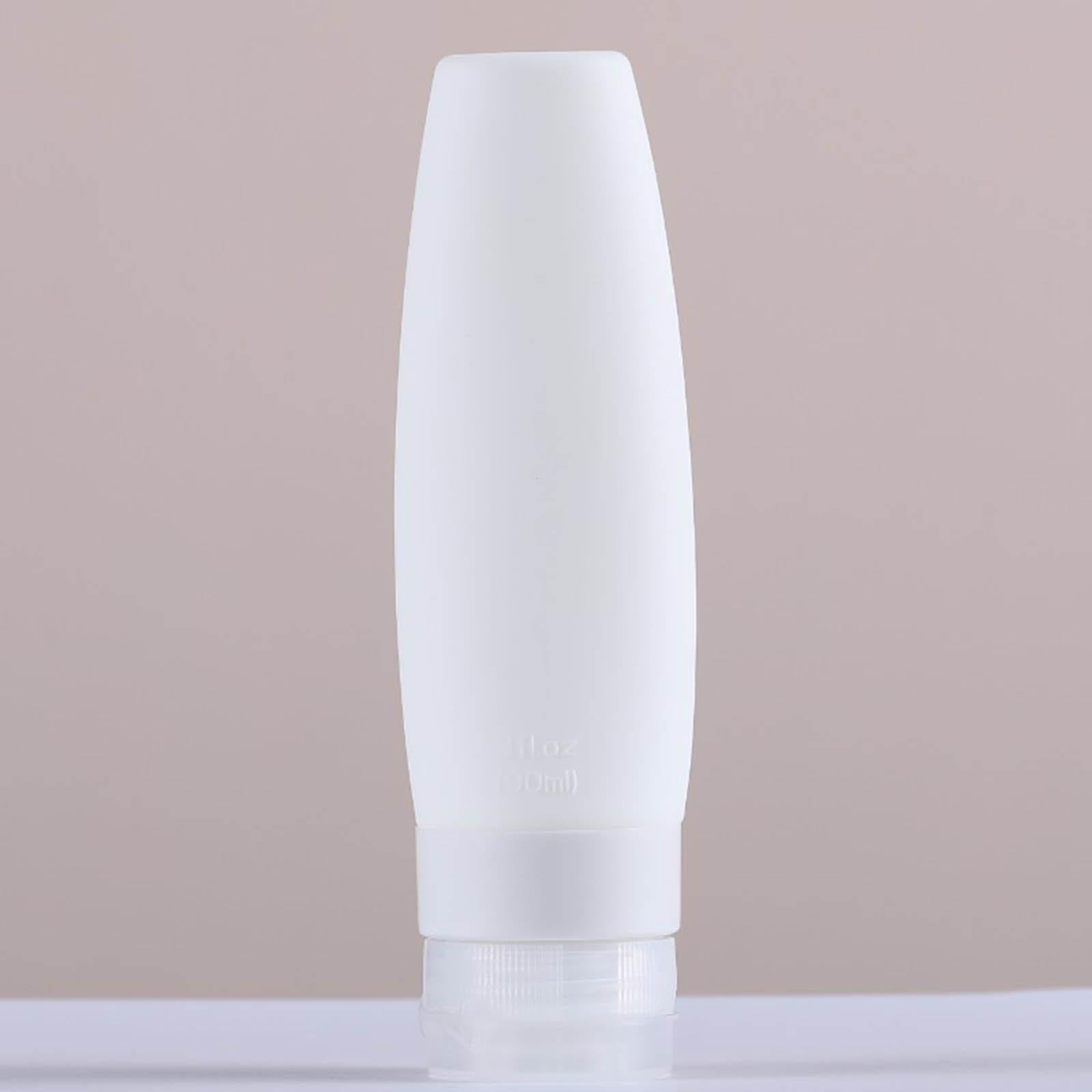 Silicone Travel Bottles Refillable for Conditioner Lotion Soap Men Women 2x 60ml 2x 90ml