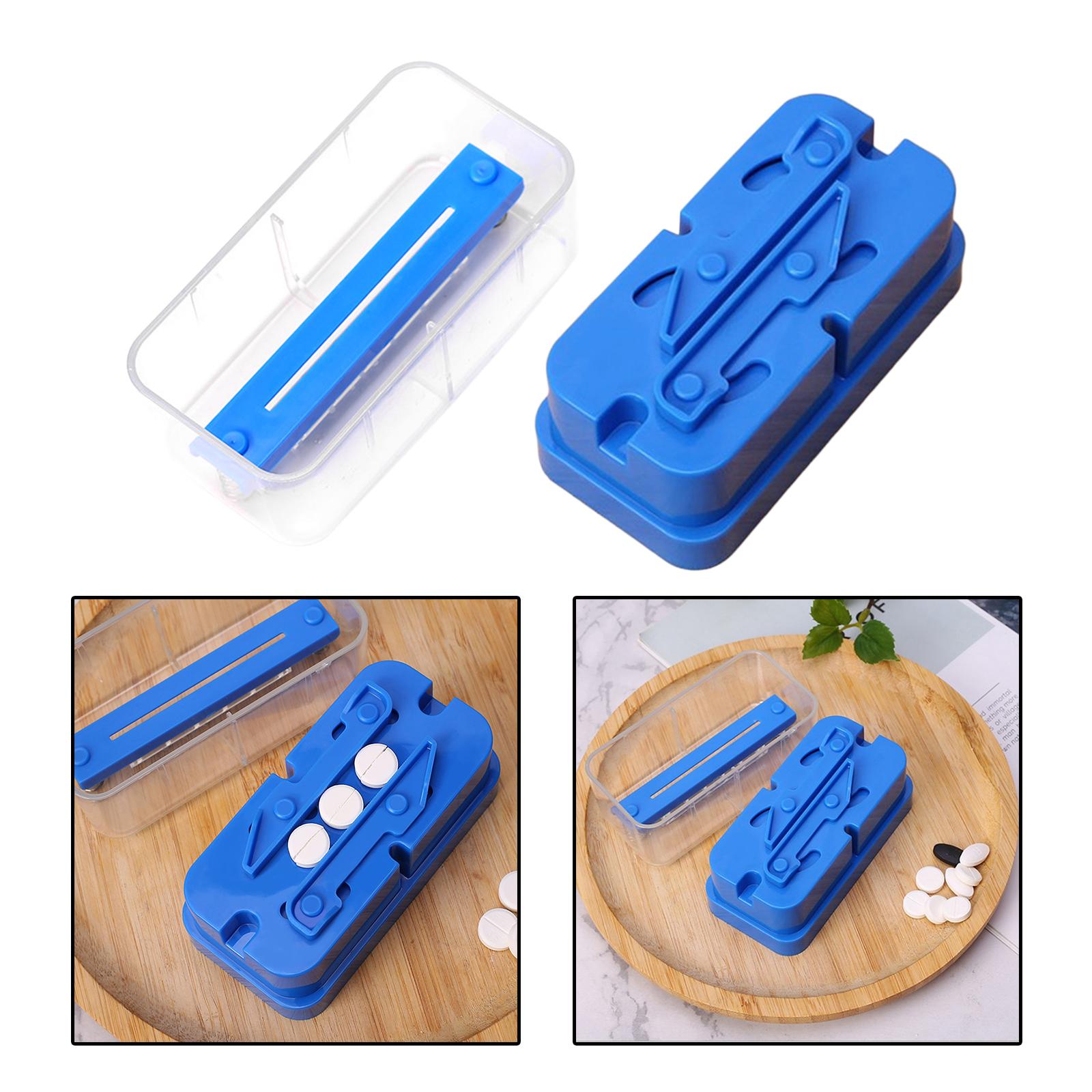 Portable Pill Splitter Tablet Cutter Capsule Holder to Hold YOU Daily Pills