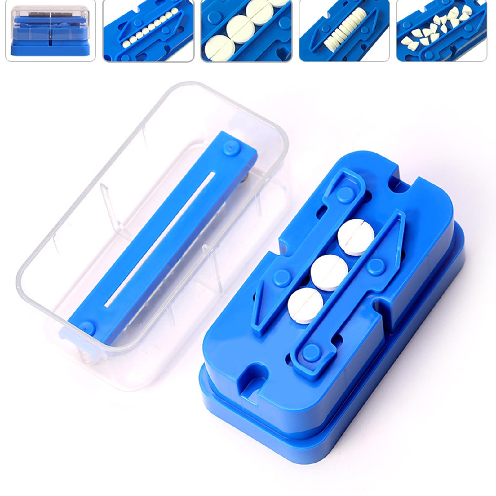 Portable Pill Splitter Tablet Cutter Capsule Holder to Hold YOU Daily Pills
