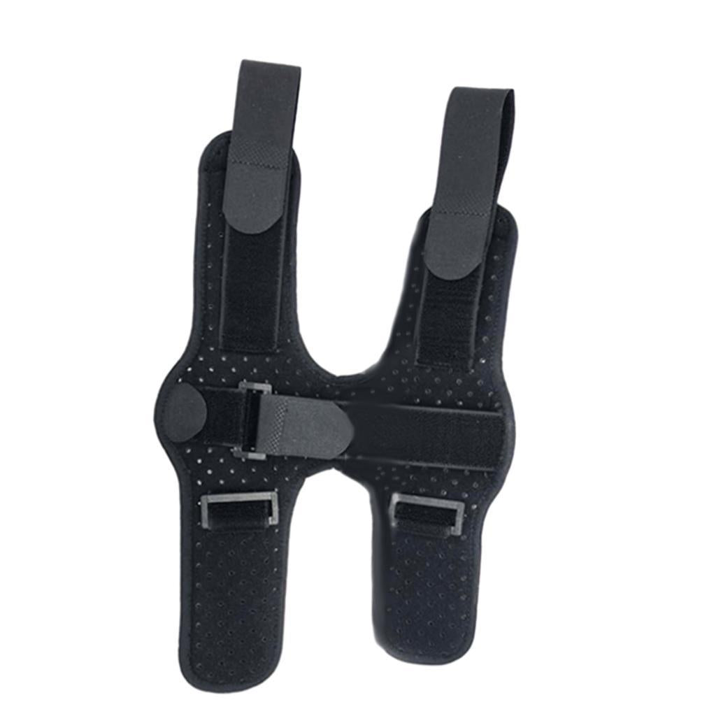 Adjustable Plantar Fasciitis Night Splint Soft Pad Ligament Belt Black