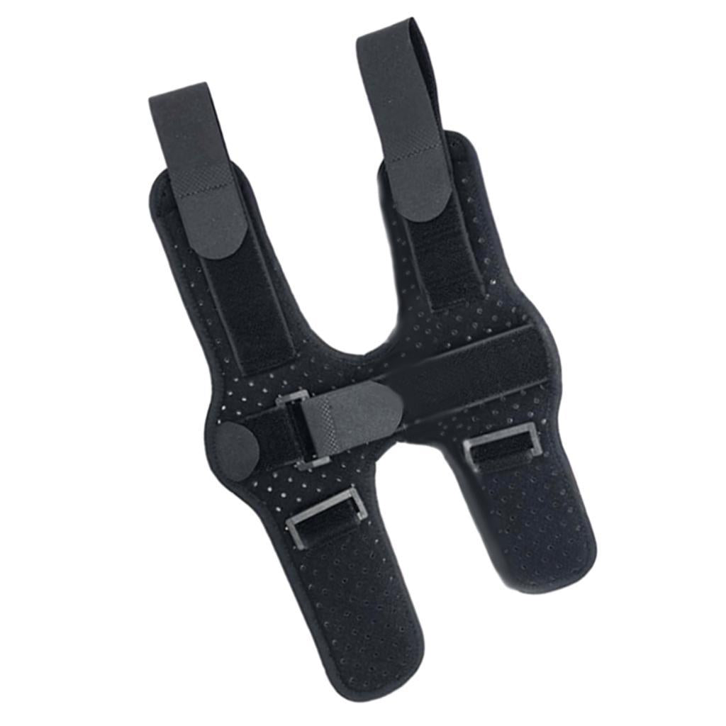 Adjustable Plantar Fasciitis Night Splint Soft Pad Ligament Belt Black