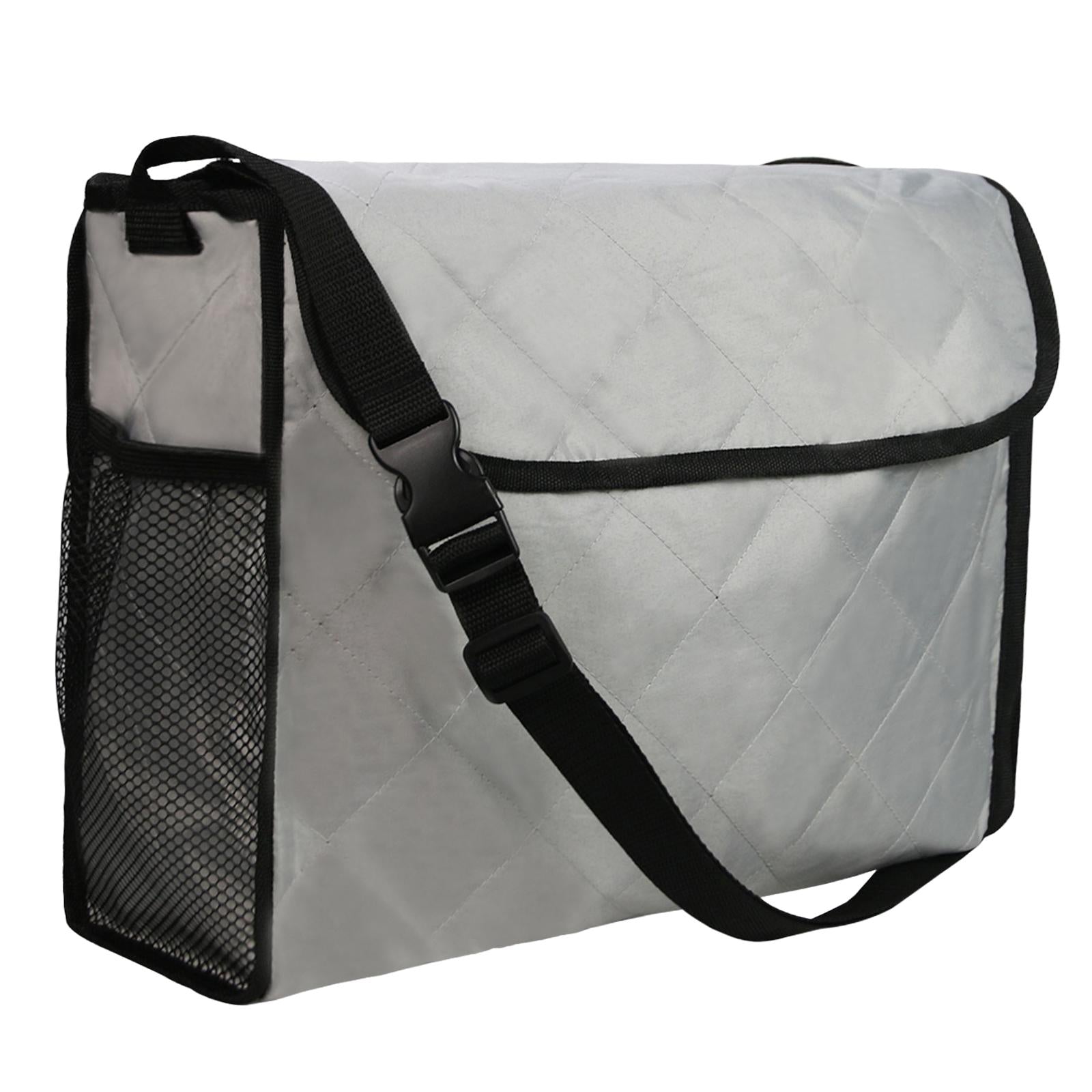 Wheelchair Bag Storage Pouch Tote for Travel Rollator Seniors Grey