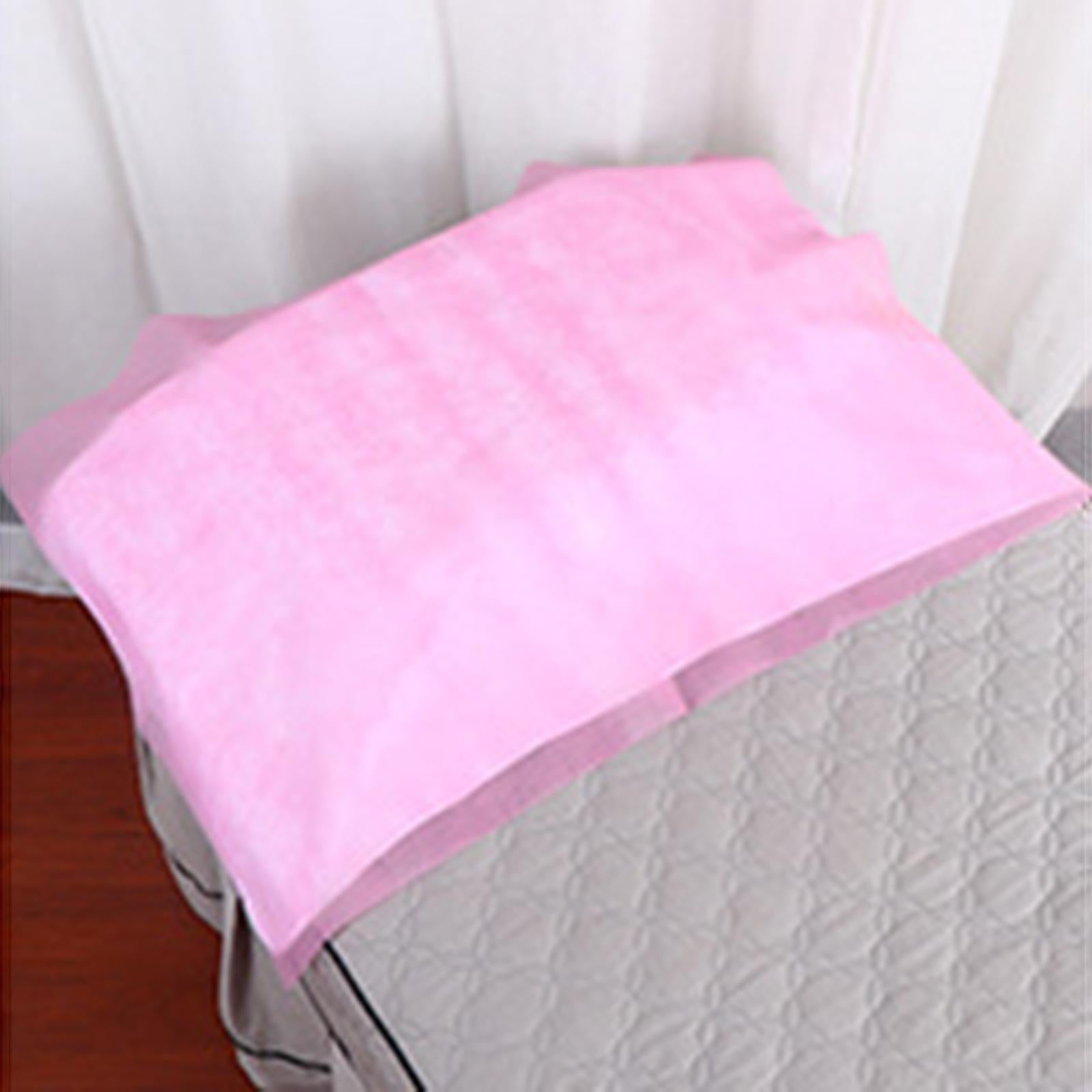 Disposable Bed Sheet Non Woven Fabric Oil Proof for Travel Massage 40x70cm White