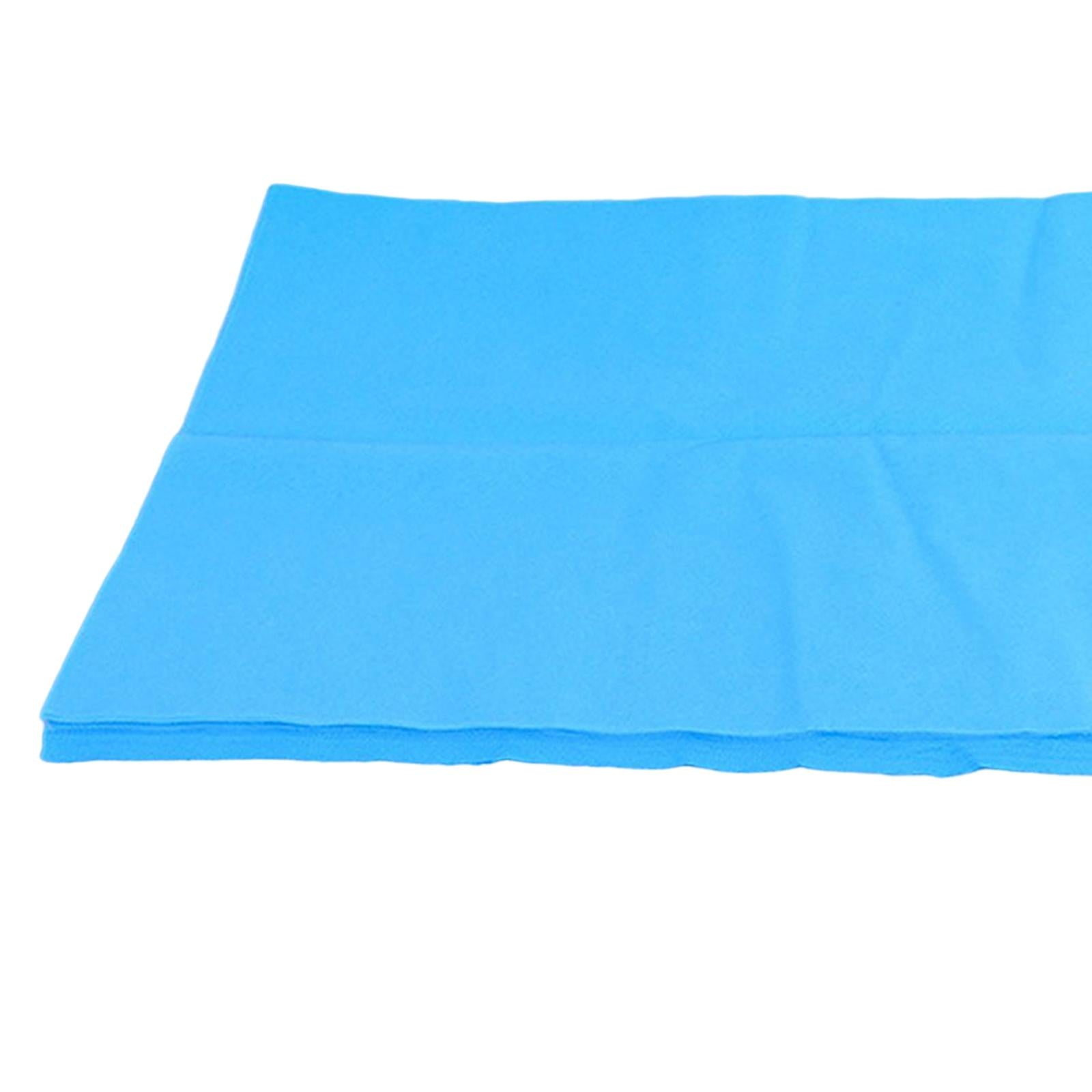 Disposable Bed Sheet Non Woven Fabric Oil Proof for Travel Massage 40x70cm Blue