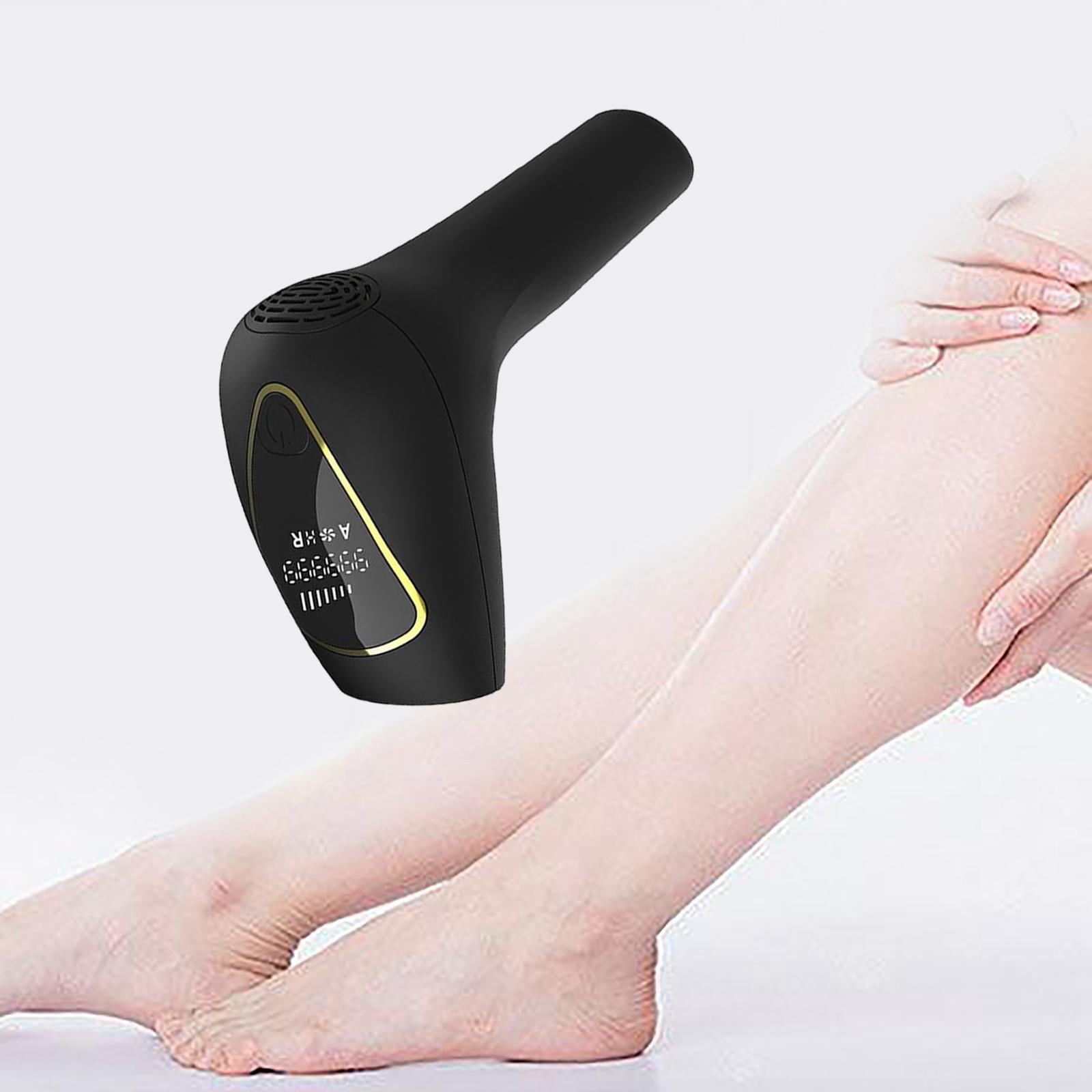 Permanent Painless Hair Removal Epilator Easy to Use for Leg Women Men Black