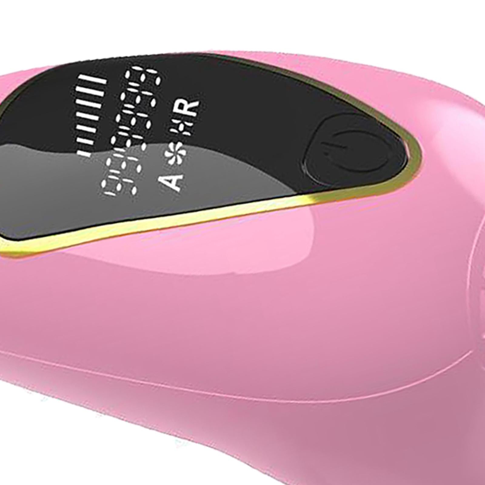 Permanent Painless Hair Removal Epilator Easy to Use for Leg Women Men Pink