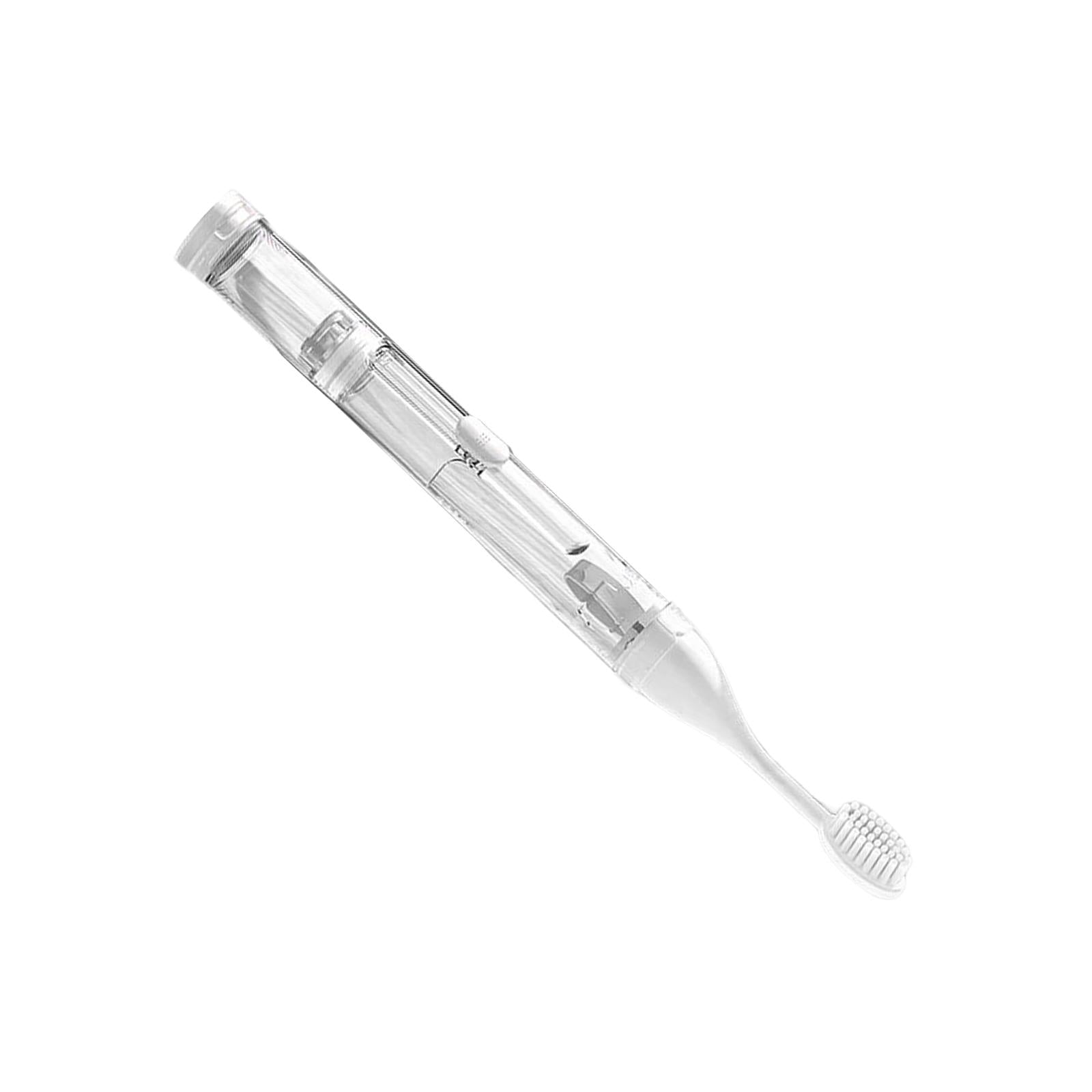 Mini Portable Folding Toothbrush Set Tooth Cleaning Tools Backpacking White