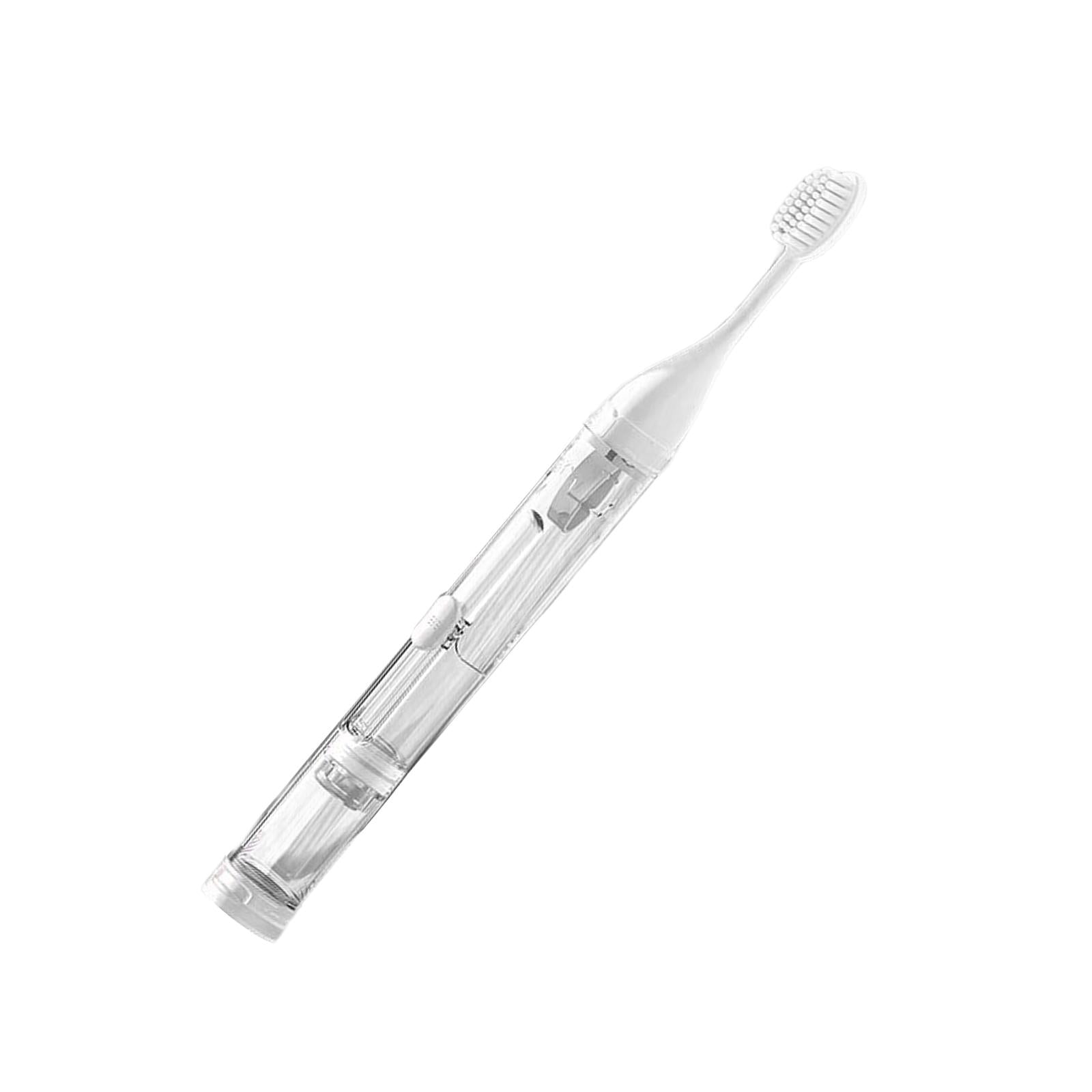 Mini Portable Folding Toothbrush Set Tooth Cleaning Tools Backpacking White