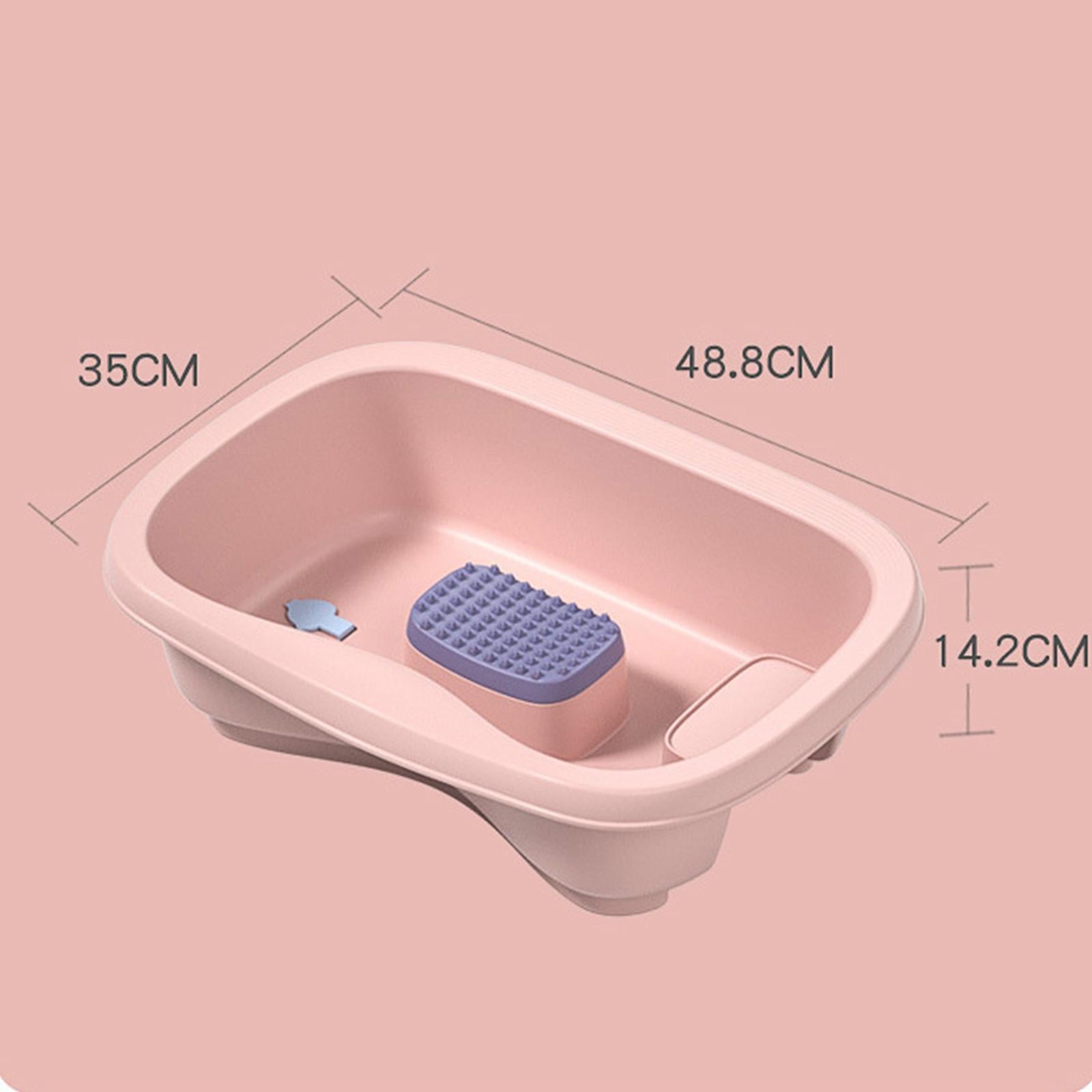Bedside Shampoo Basins Bathing Aid Stable for Hair Washing Elderly Green