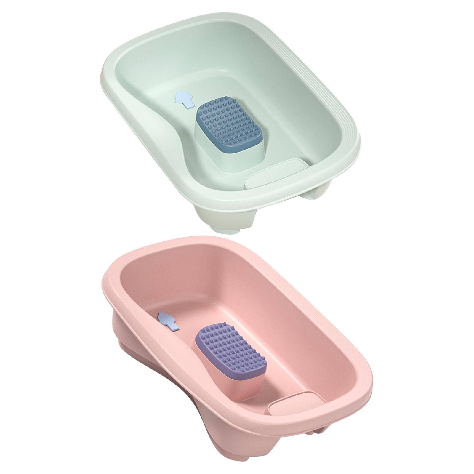 Bedside Shampoo Basins Bathing Aid Stable for Hair Washing Elderly Green