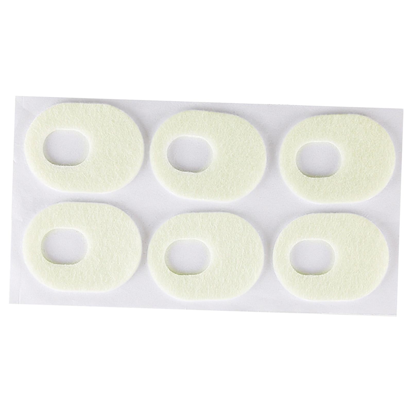 6Pcs Felt Foot Callus Cushions Easy Fit Skin Friendly Comfortable Oval