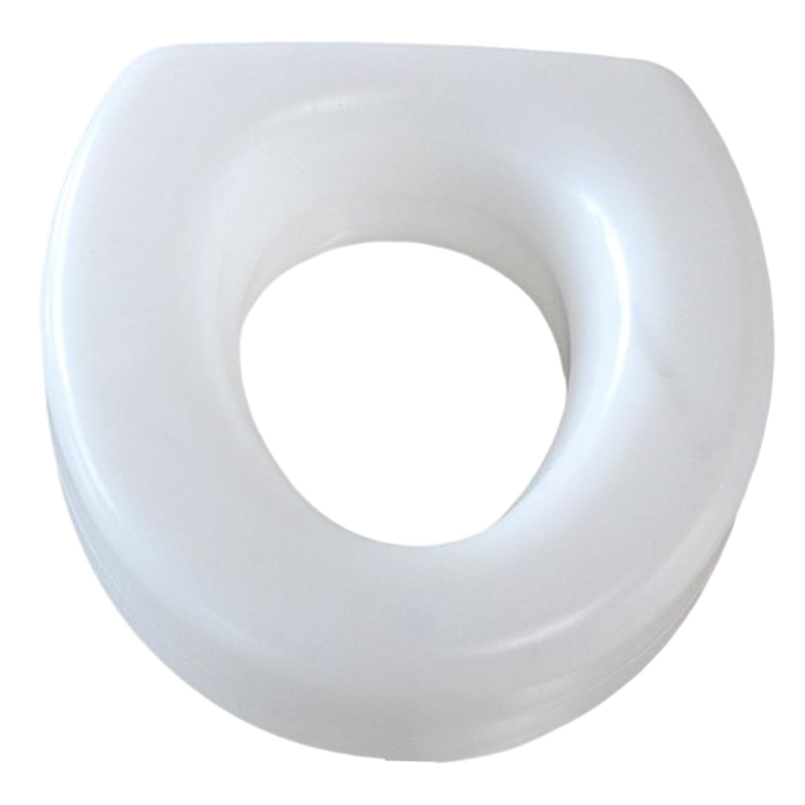 Raised Toilet Seat Tool Free Set up Premium for Disabled White Adjustable