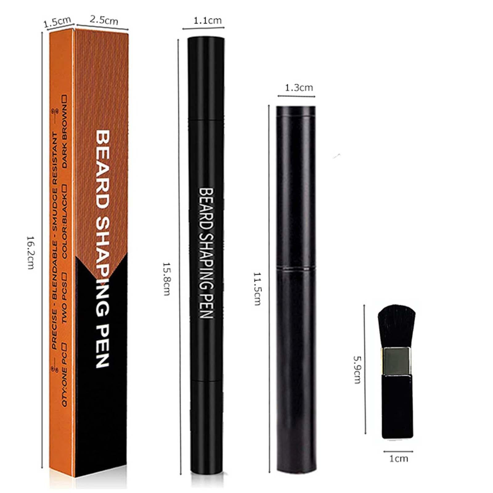 Beard Pencil Filler Creates Natural Looking Barber Pencil Natural Finish Dark Brown