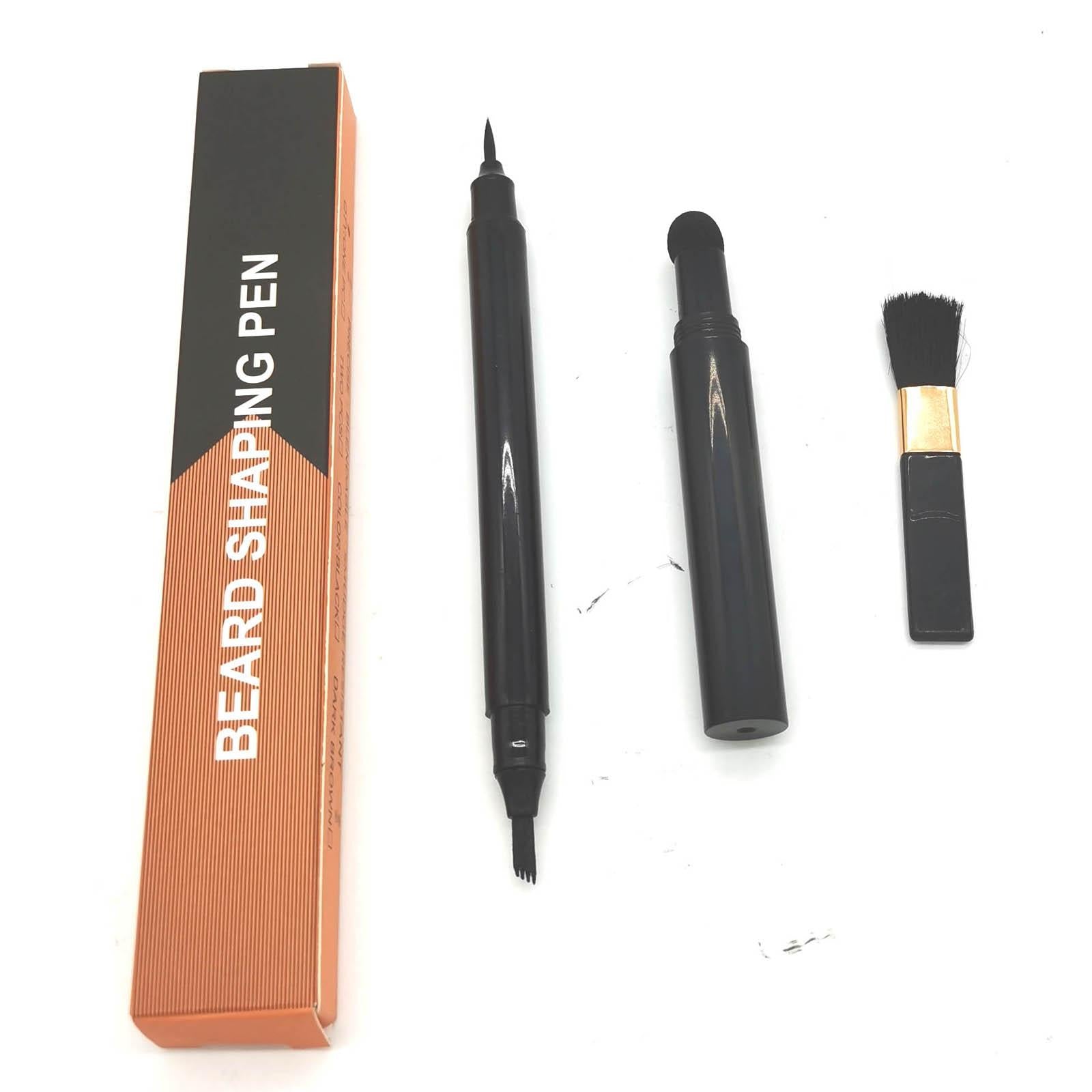 Beard Pencil Filler Creates Natural Looking Barber Pencil Natural Finish Dark Brown