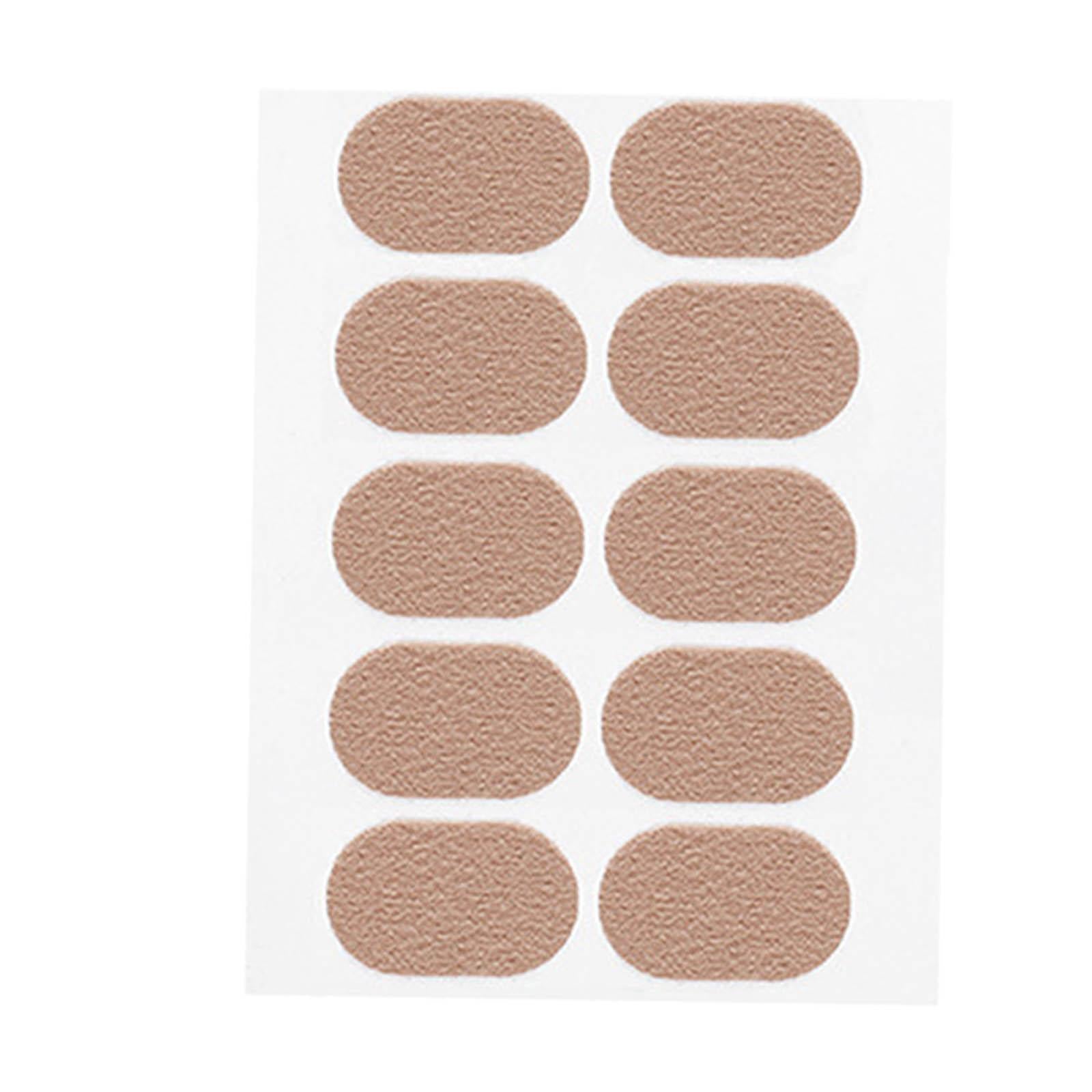 Shoes Heel Protectors Kit Anti Slip Self Adhesive for Hiking Climbing Beige