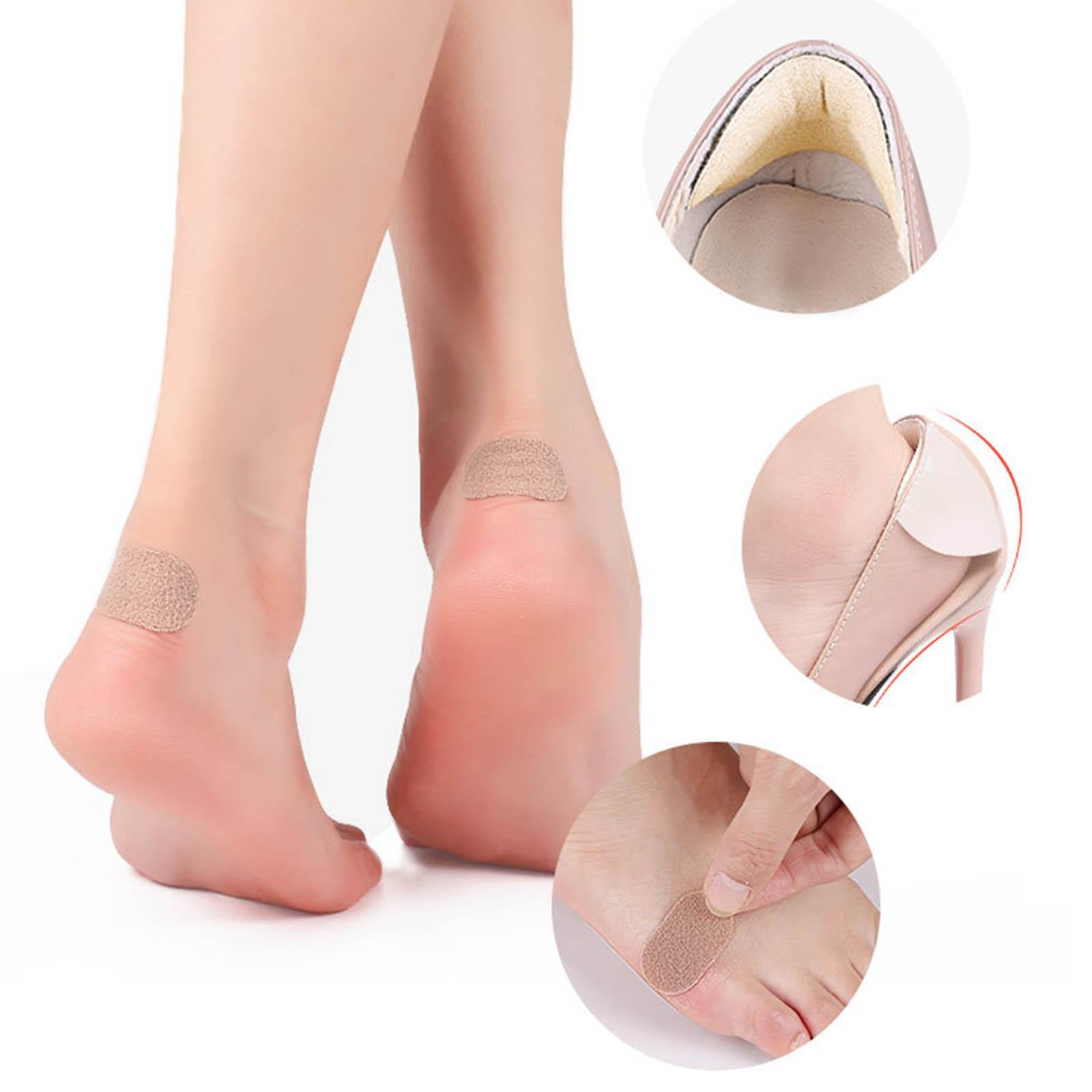 Shoes Heel Protectors Kit Anti Slip Self Adhesive for Hiking Climbing Beige