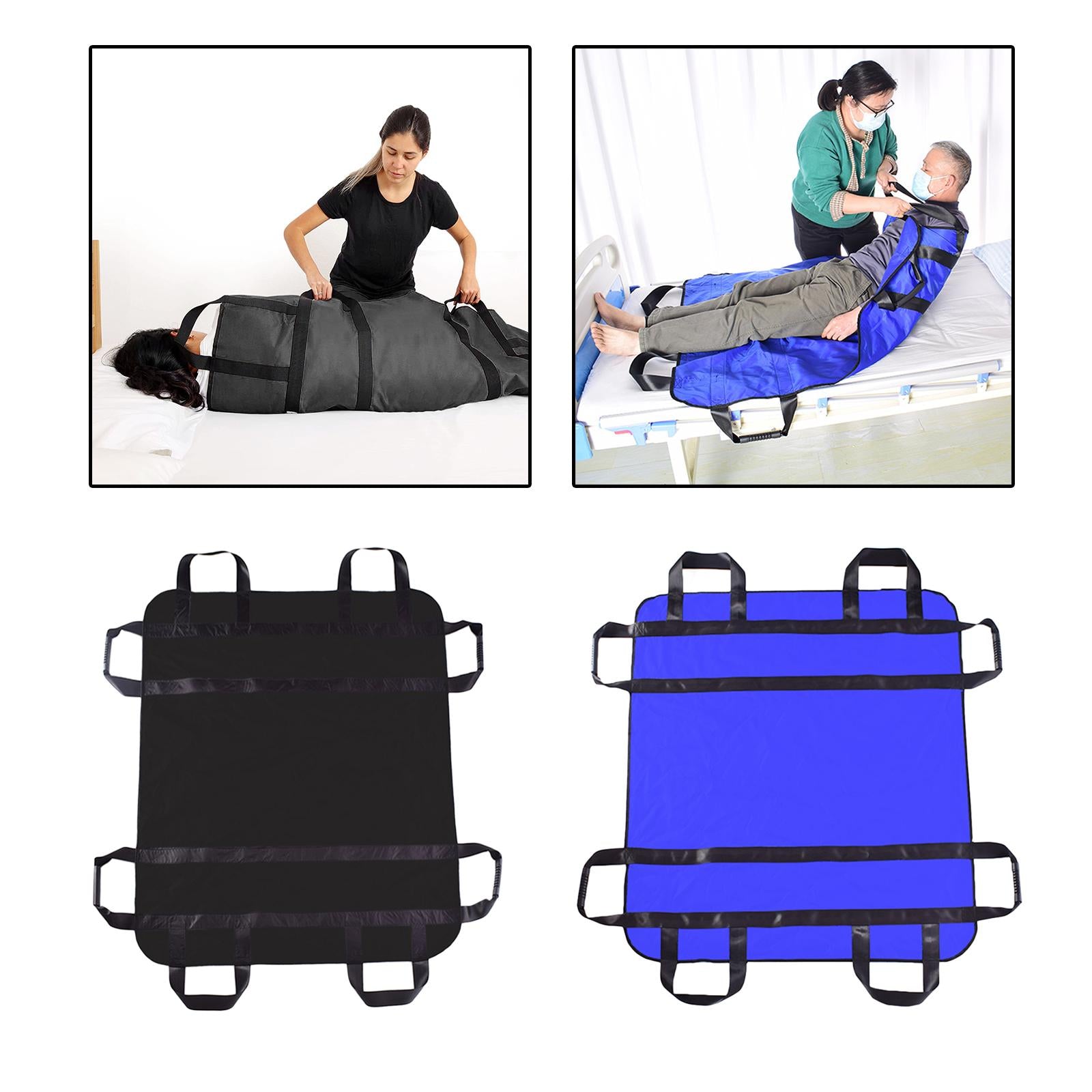 40x48Inches Positioning Bed Pad Incontinence Mattress Easy Lift Black