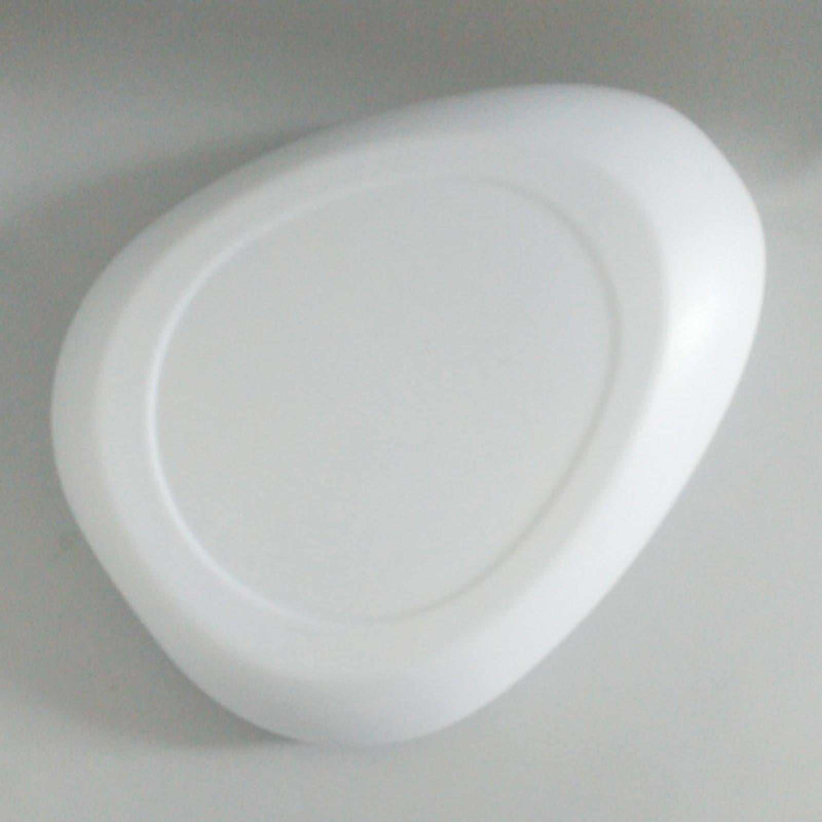 Bedpan Stable Easy Use Durable Reusable Plastic for Elderly Female Male White