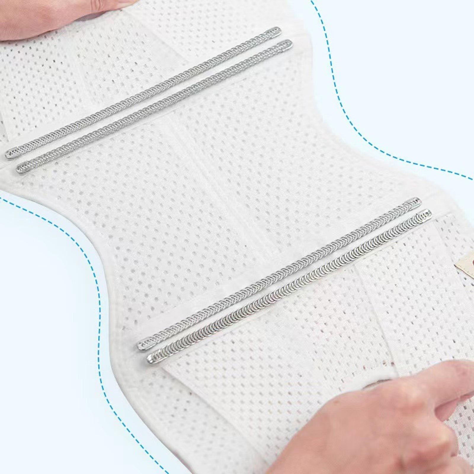 Knee Support Brace Breathable for Meniscal Tear Injuries Recovery White L