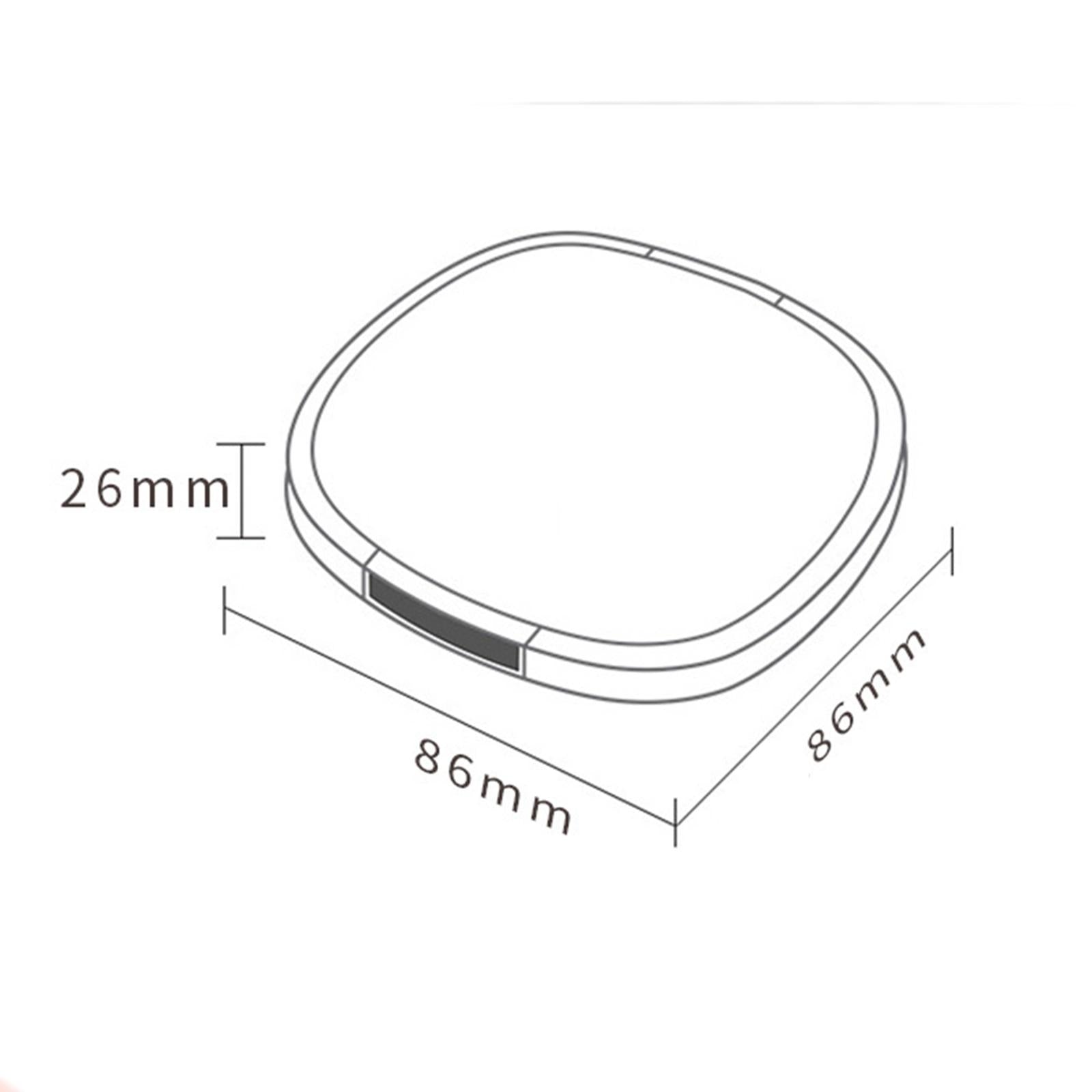 Retainer Case Light Mouth Guard Case Holder for Oral Care Red