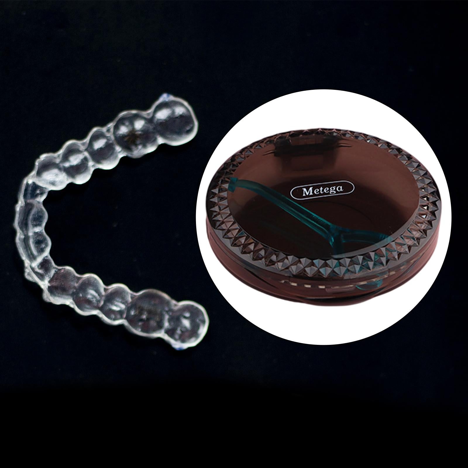 Retainer Case Light Mouth Guard Case Holder for Oral Care Gray