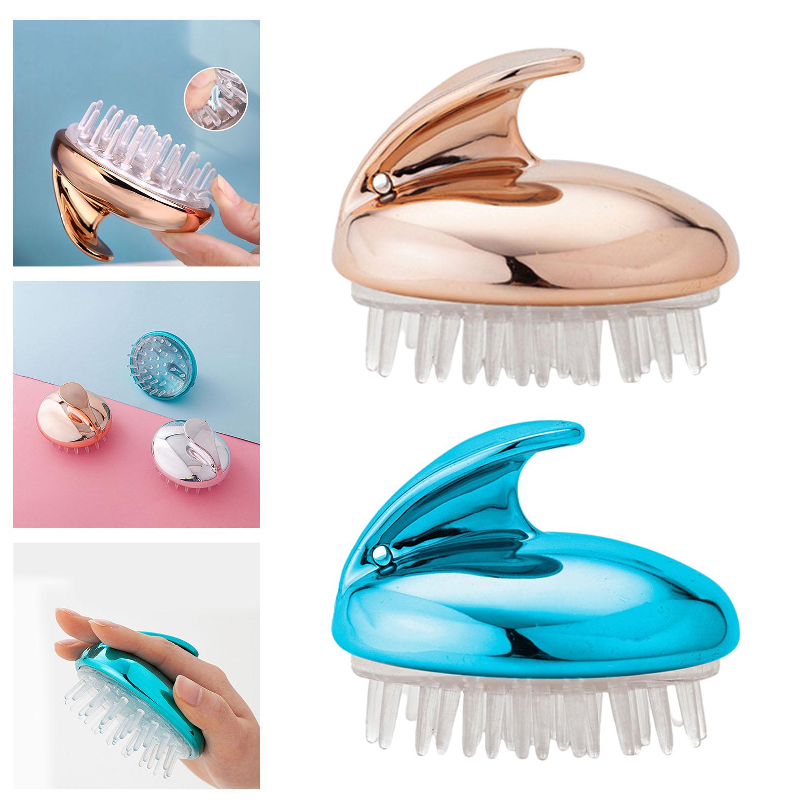Hair Scalp Massager Shampoo Brush Air Cushion for Itching Relief Rose Gold