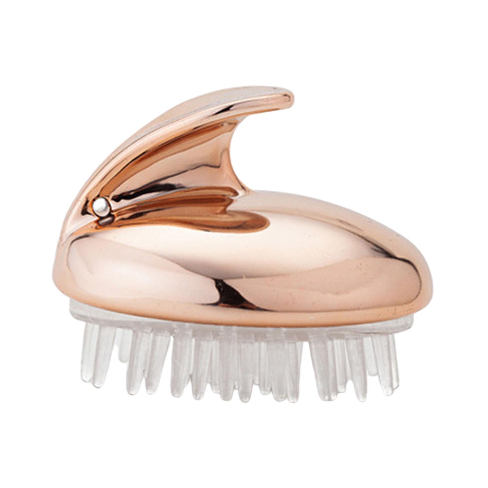 Hair Scalp Massager Shampoo Brush Air Cushion for Itching Relief Rose Gold