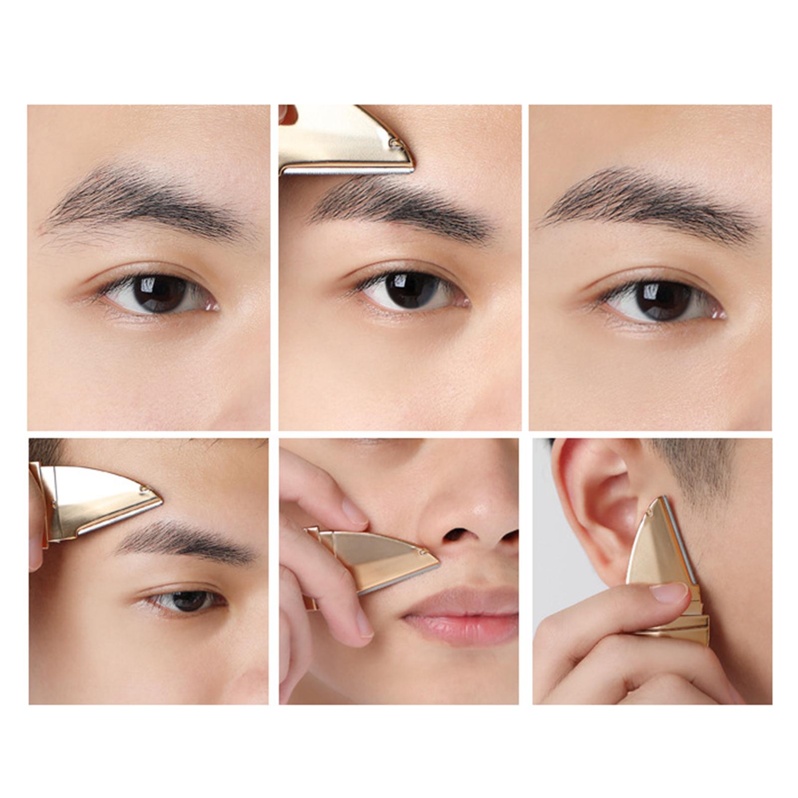 Eyebrow Razor with Cover Eyebrow Shaper Multipurpose Portable for Man Women