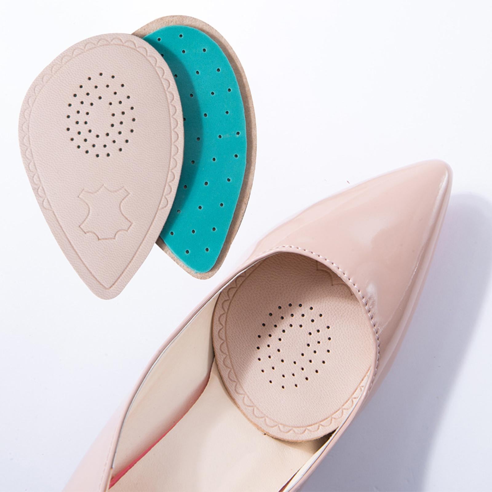 2 Pieces Metatarsal Pads Ball of Foot Cushions Non Slip Women Pointed Head