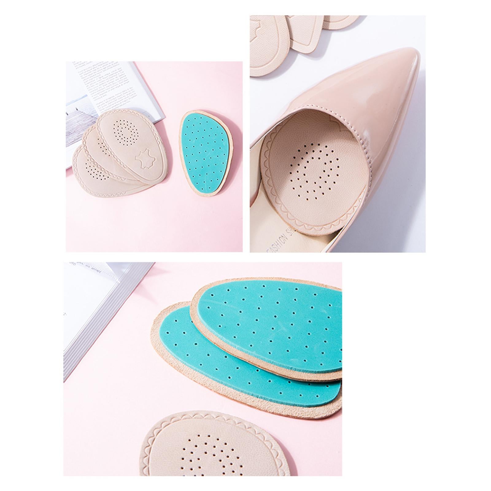 2 Pieces Metatarsal Pads Ball of Foot Cushions Non Slip Women Pointed Head