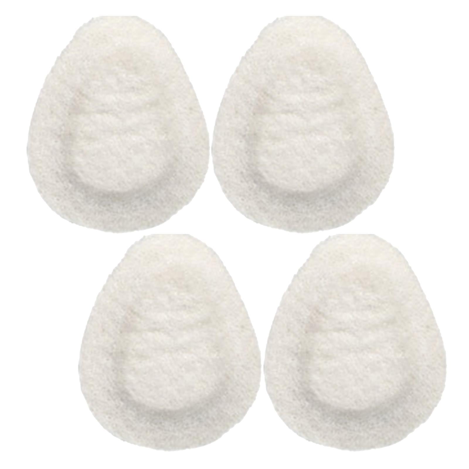 4 Pieces Soft Metatarsal Felt Pads Comfortable White Relieve Foot Pain
