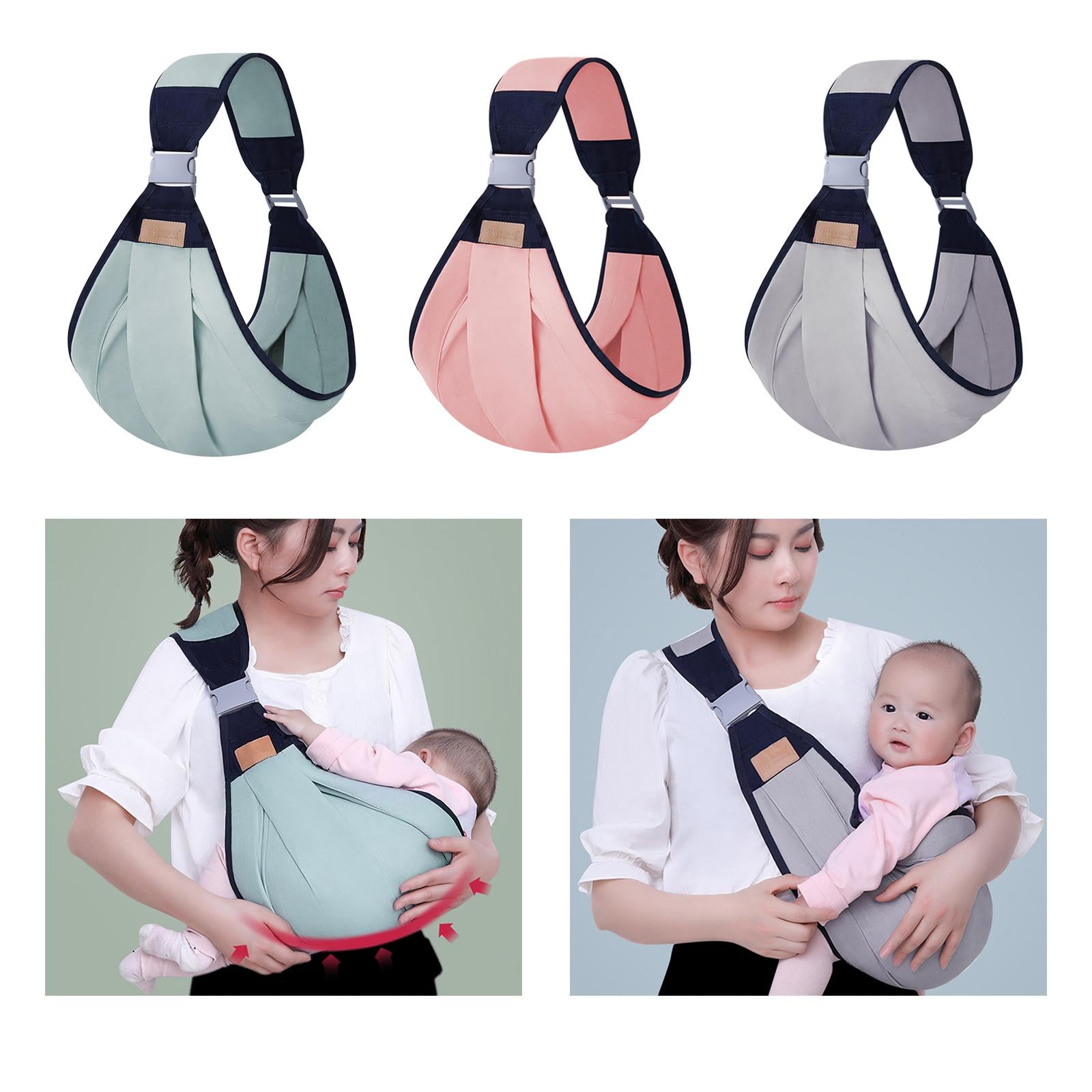 Baby Carrier Infant Carrier Slings Ergonomic up to 20kg for 0-36 Months Baby Green