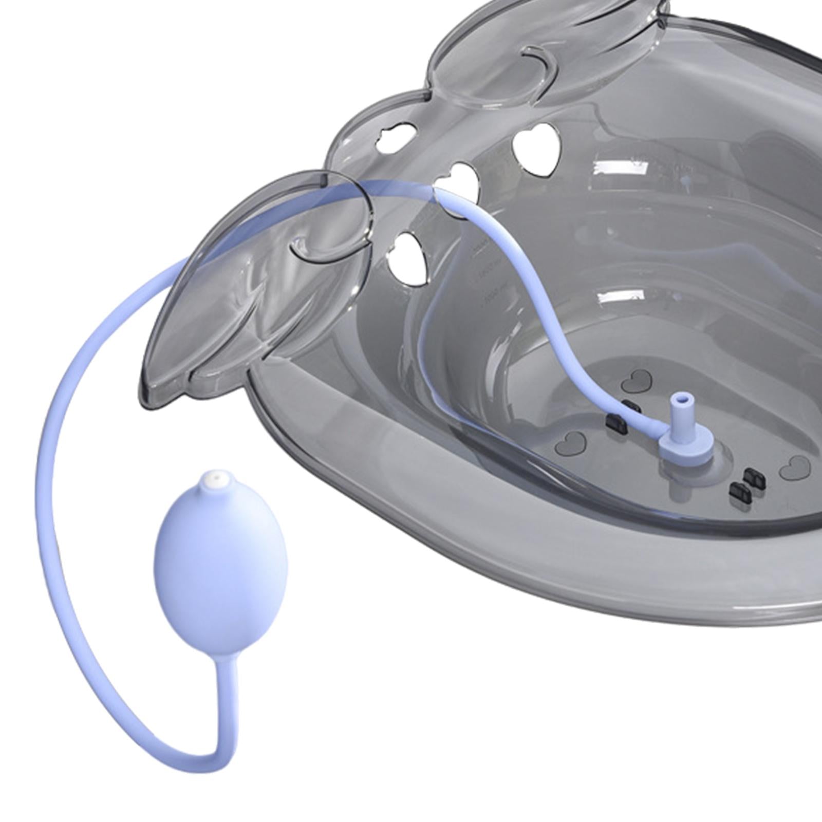 Deepen Sitz Bath Toilet Seat Hip Bidet for Pregnant Women Gray