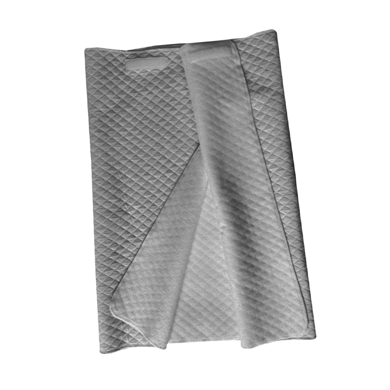 Elderly Diaper Skirt Wearable Incontinence Bed Pads for Adult Nursing Men Gray