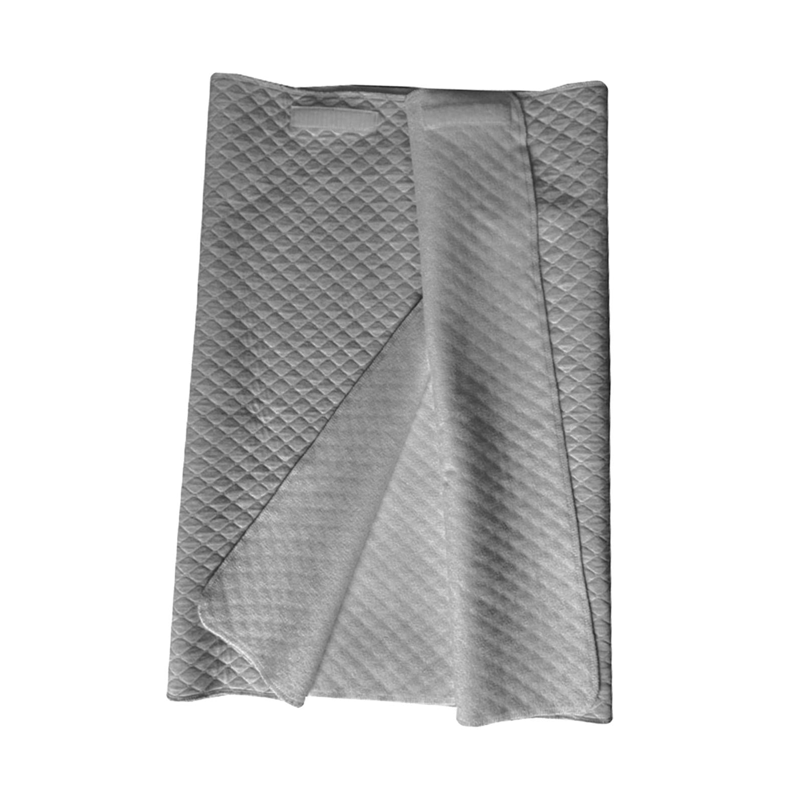 Elderly Diaper Skirt Wearable Incontinence Bed Pads for Adult Nursing Men Gray
