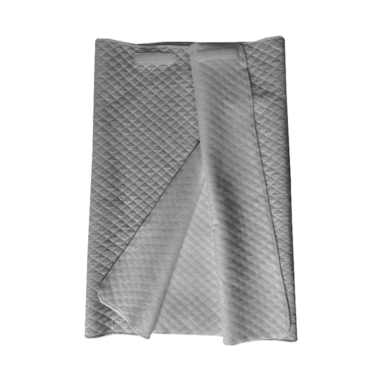 Elderly Diaper Skirt Wearable Incontinence Bed Pads for Adult Nursing Men Gray