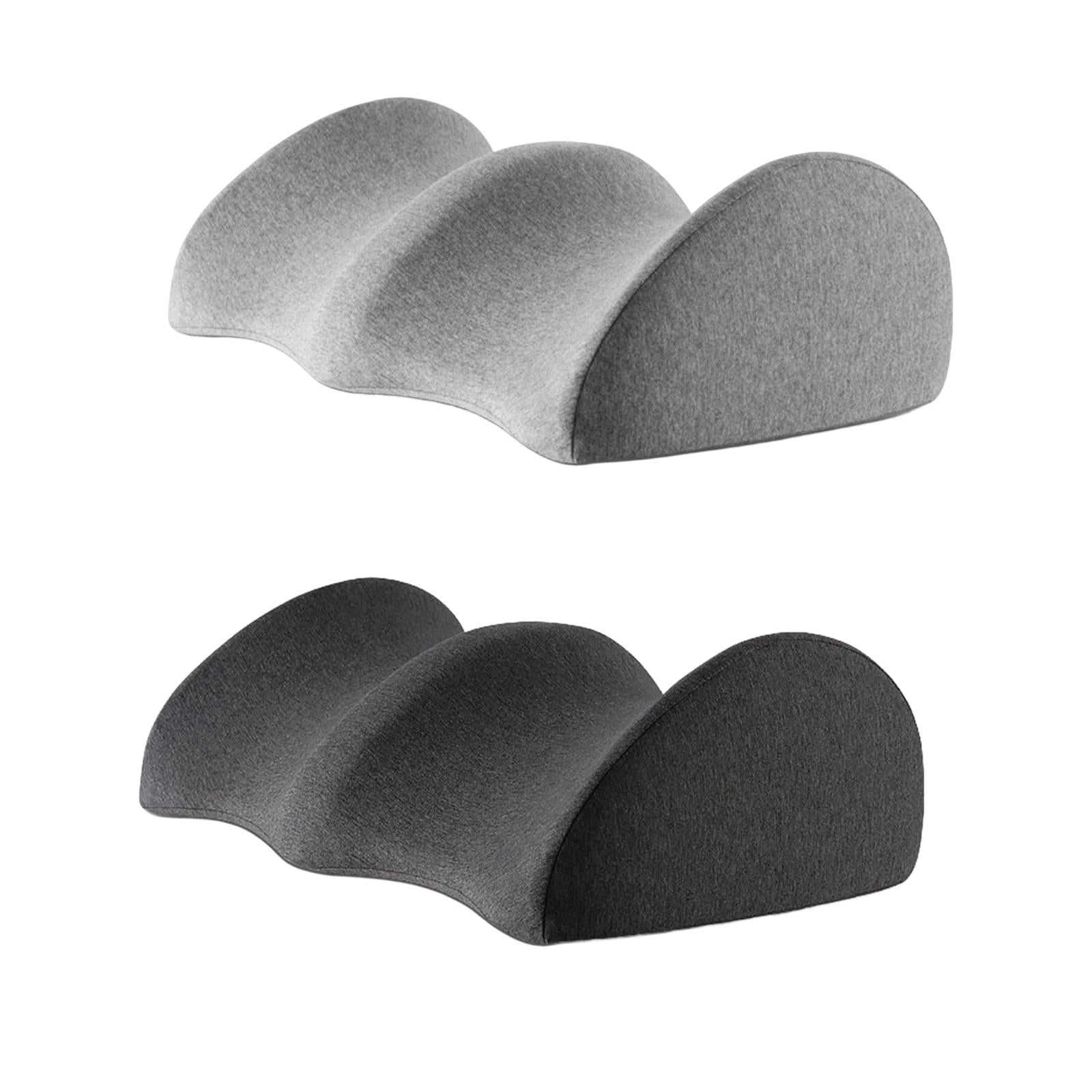 Knee Pillow Memory Foam Soft for Sciatica Pain Relief Accessories Light Gray