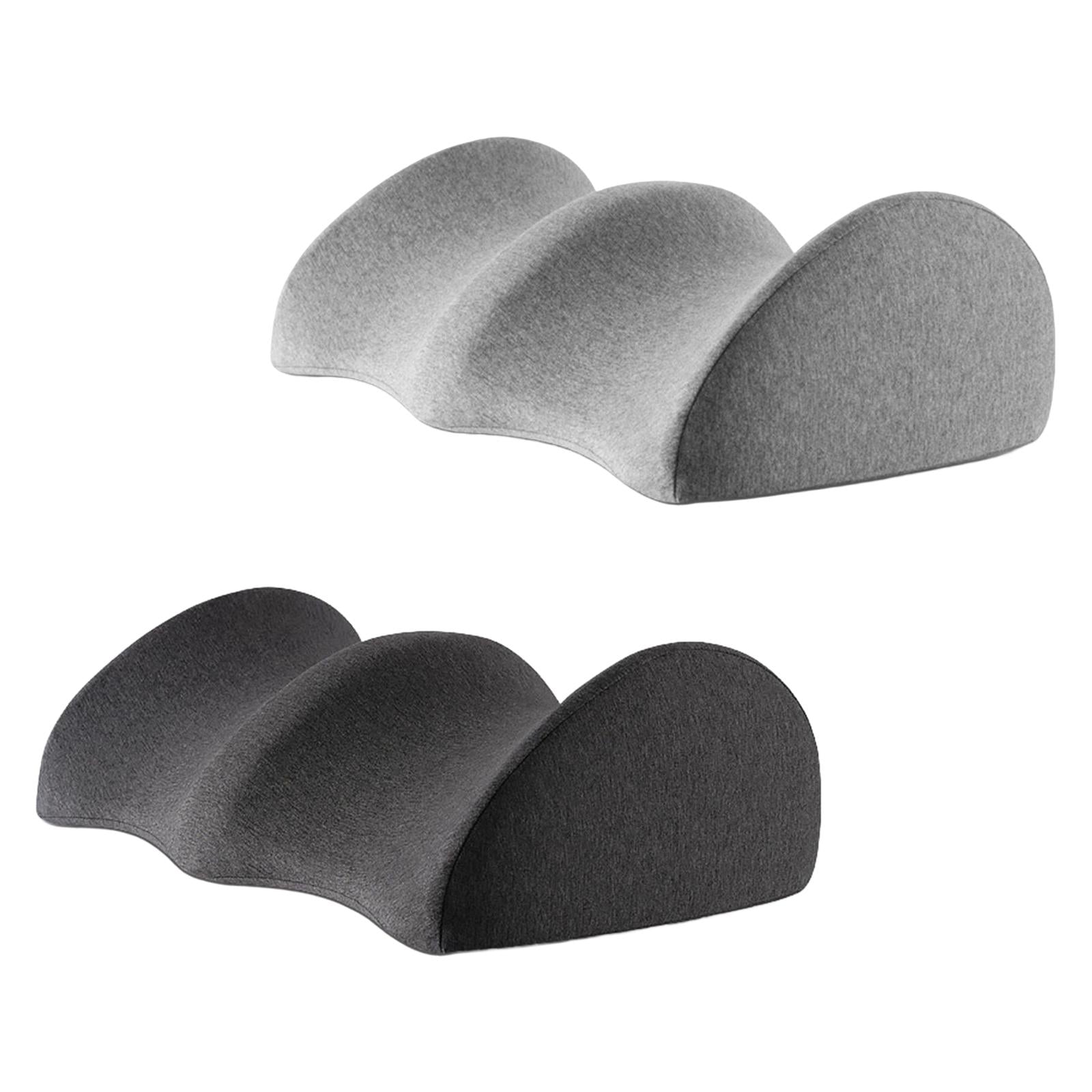 Knee Pillow Memory Foam Soft for Sciatica Pain Relief Accessories Light Gray