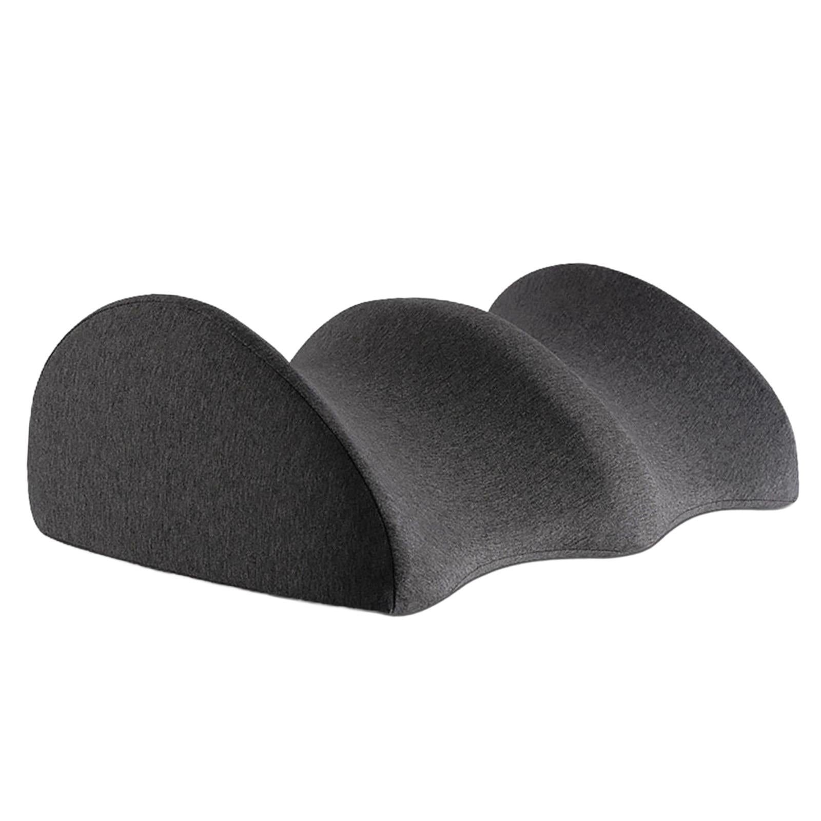 Knee Pillow Memory Foam Soft for Sciatica Pain Relief Accessories Dark Grey