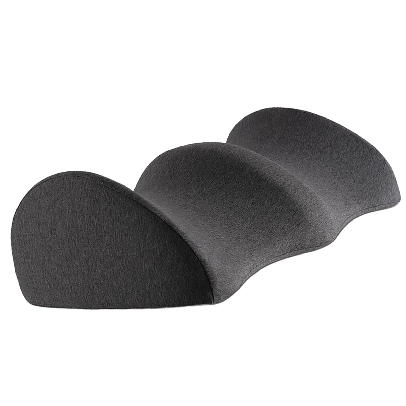 Knee Pillow Memory Foam Soft for Sciatica Pain Relief Accessories Dark Grey