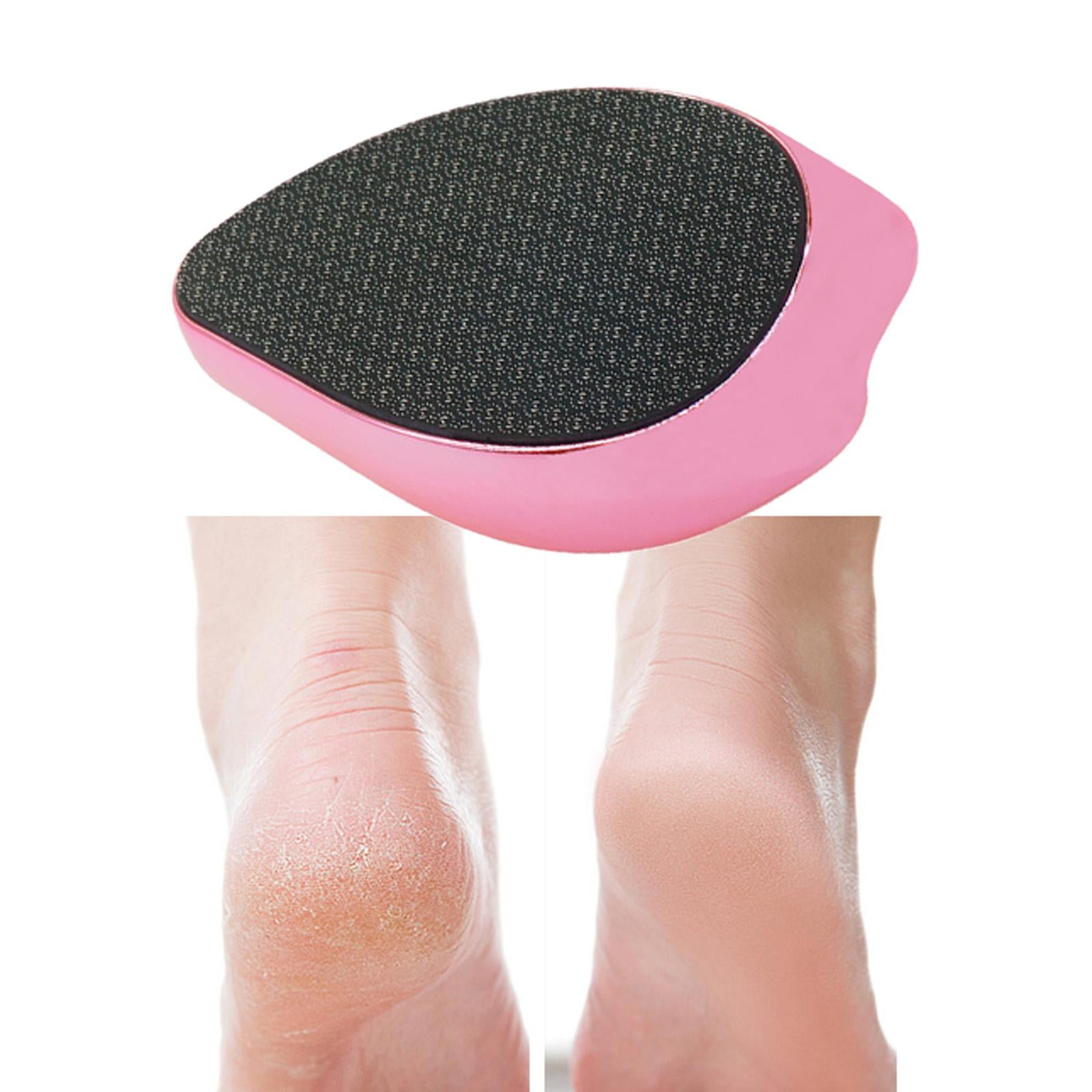 Portable Foot File Reusable Foot Care Tool for Cracked Heel Wet and Dry Feet Pink
