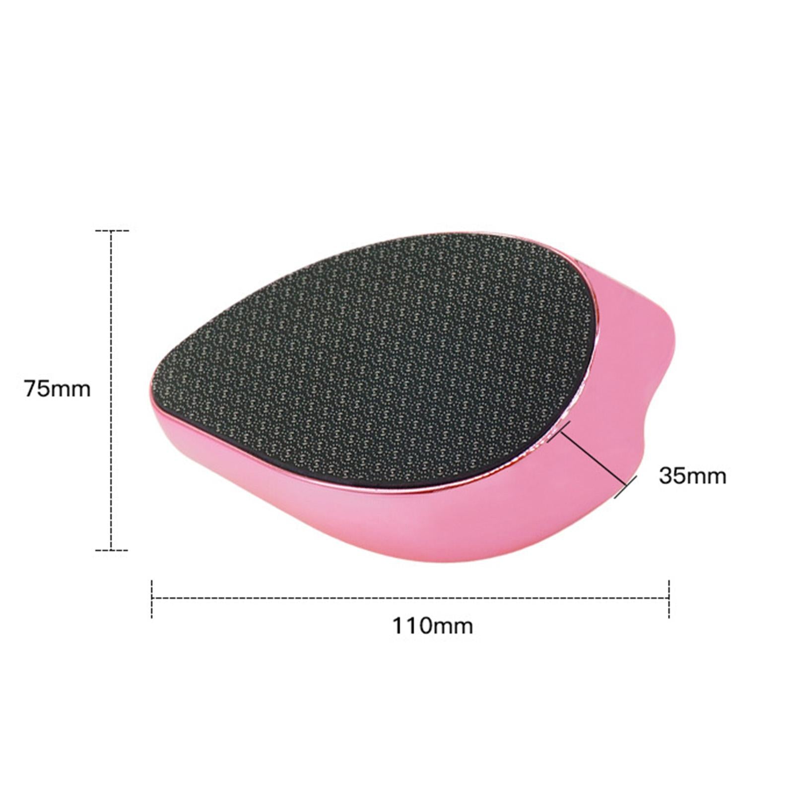 Portable Foot File Reusable Foot Care Tool for Cracked Heel Wet and Dry Feet Pink