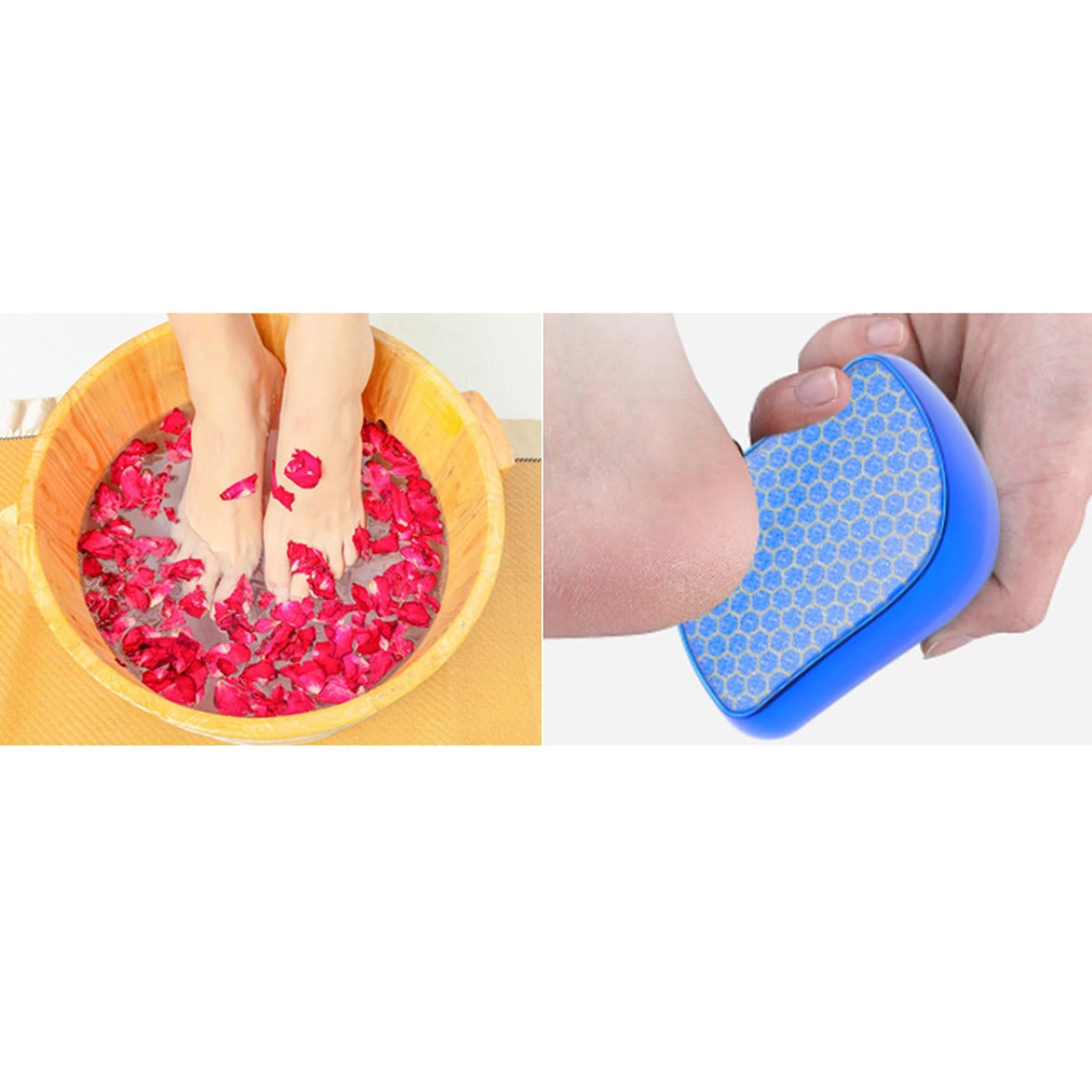 Portable Foot File Reusable Foot Care Tools for Cracked Heel Golden
