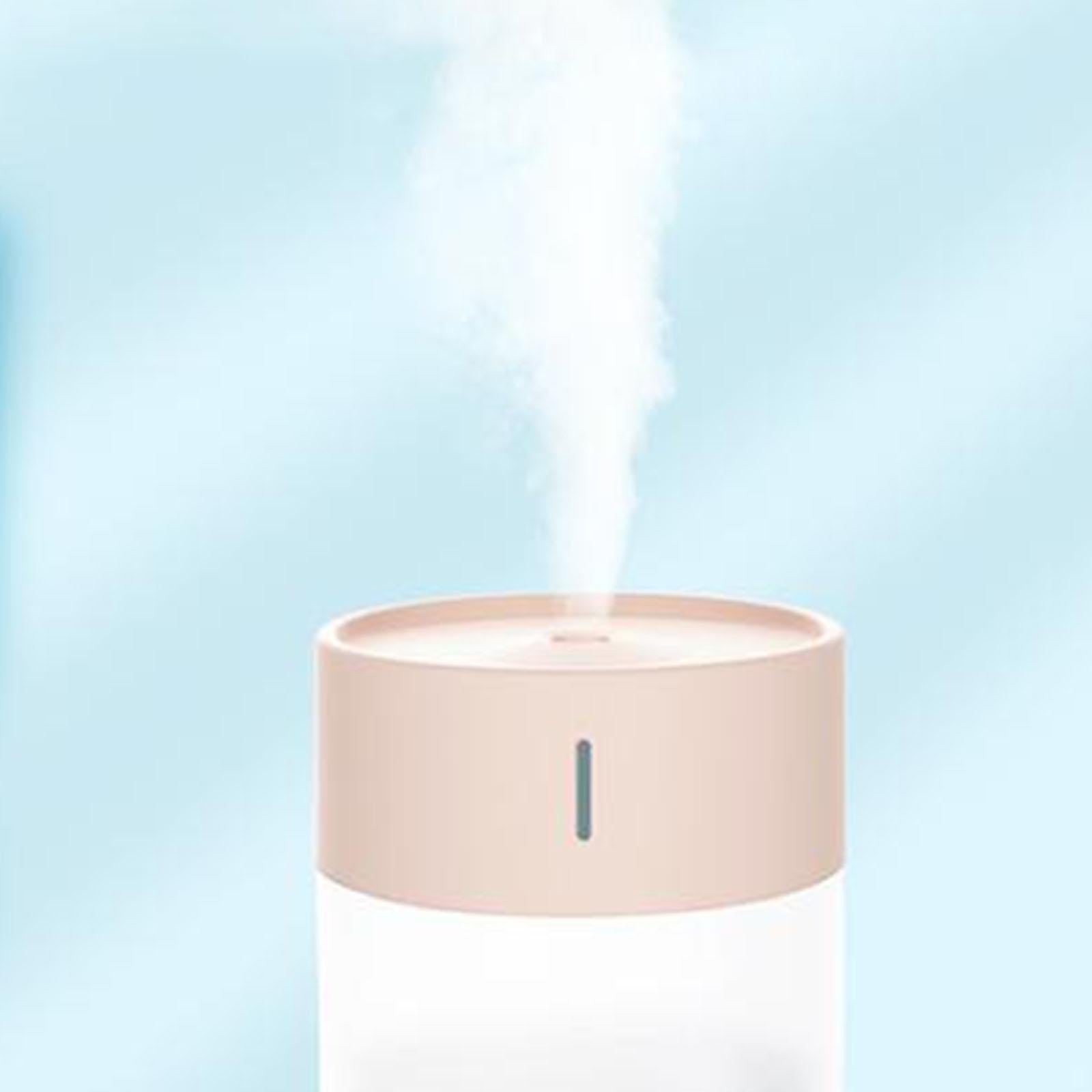 Air Humidifier Two Spray Modes Quiet Comfort USB for Car Home Office Yoga Pink