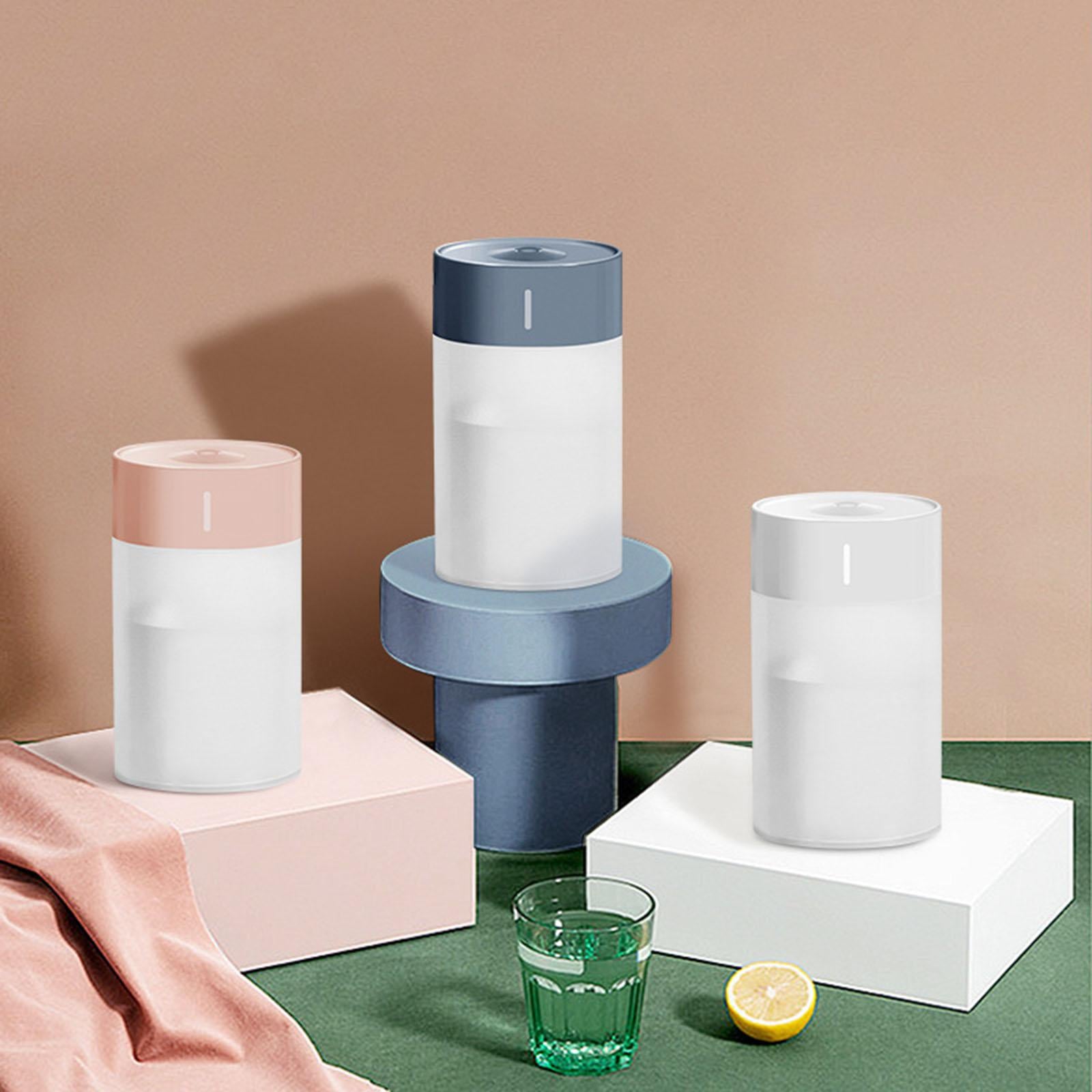 Air Humidifier Two Spray Modes Quiet Comfort USB for Car Home Office Yoga Pink