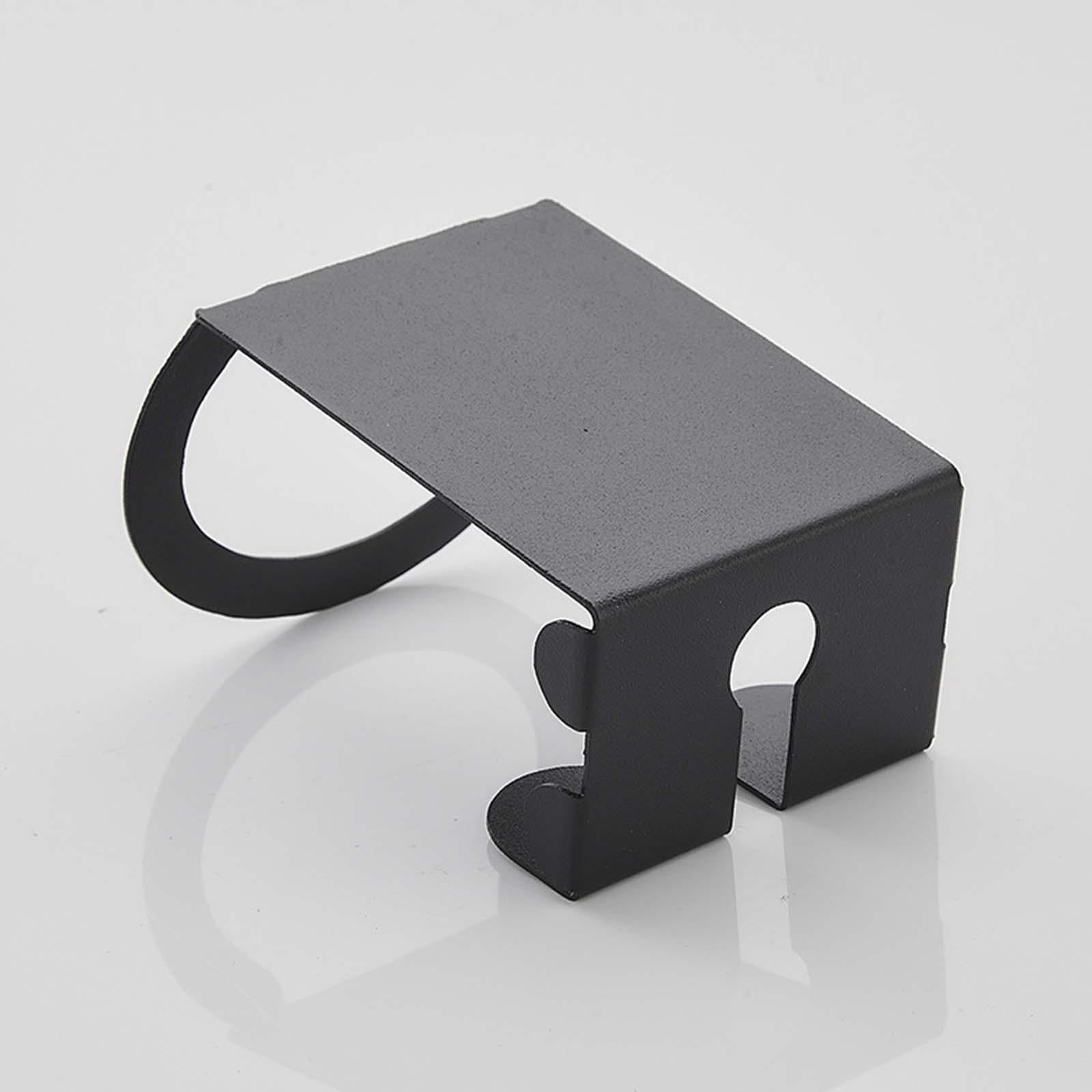 Razor Holder Hook Bracket Hanging Hangers Brush Cups Bathroom Home Use Black