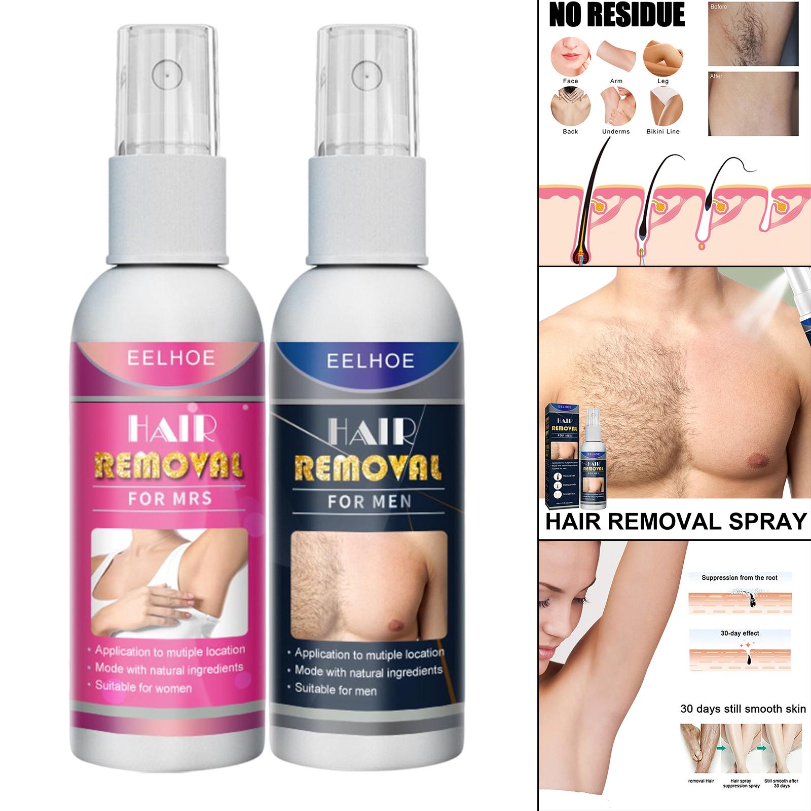Hair Removal Spray 50ml Hair Inhibiting for Body Bikini Areas Arms For Men