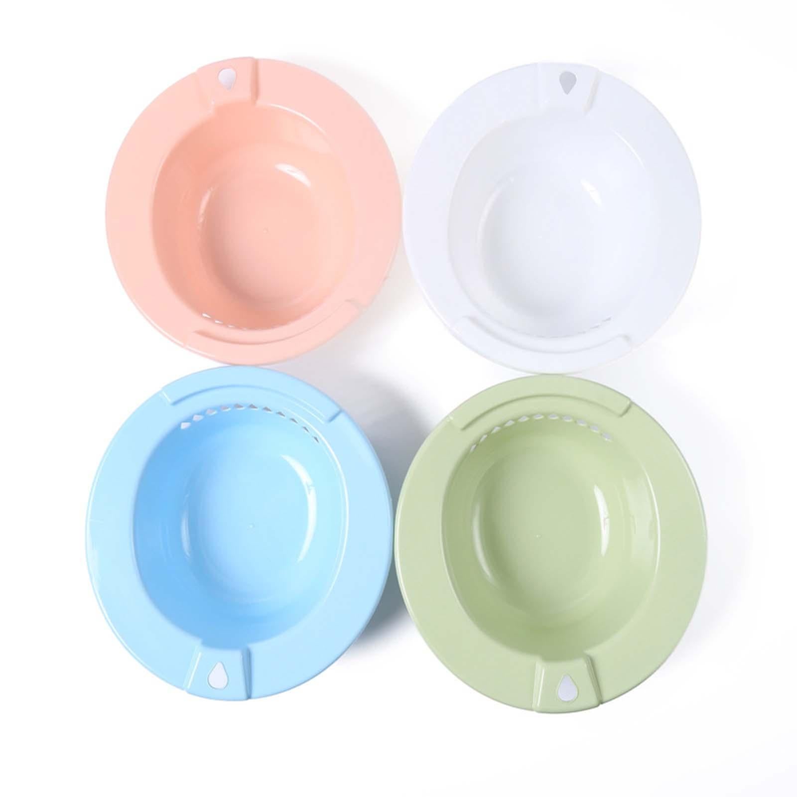 Sitz Bath Bidet Hemorrhoids Relieve Perineal Soaking for Standard Toilet White