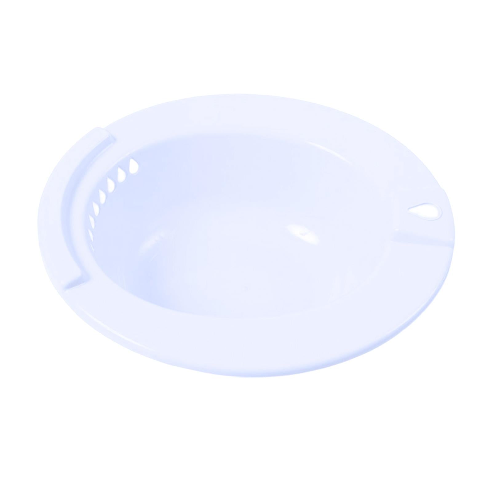 Sitz Bath Bidet Hemorrhoids Relieve Perineal Soaking for Standard Toilet White
